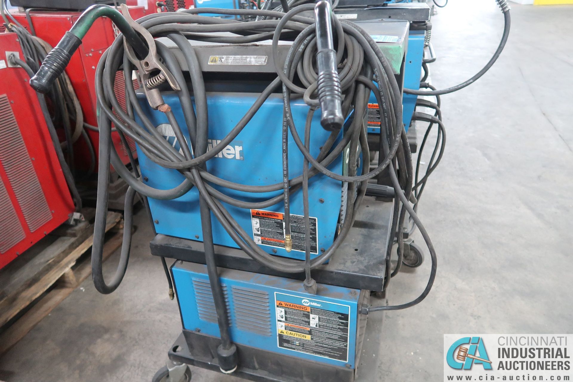 350 AMP MILLER INVISION 354MP WELDER; S/N LC464068, W/ MILLER COOLMATE 3 - Image 4 of 8