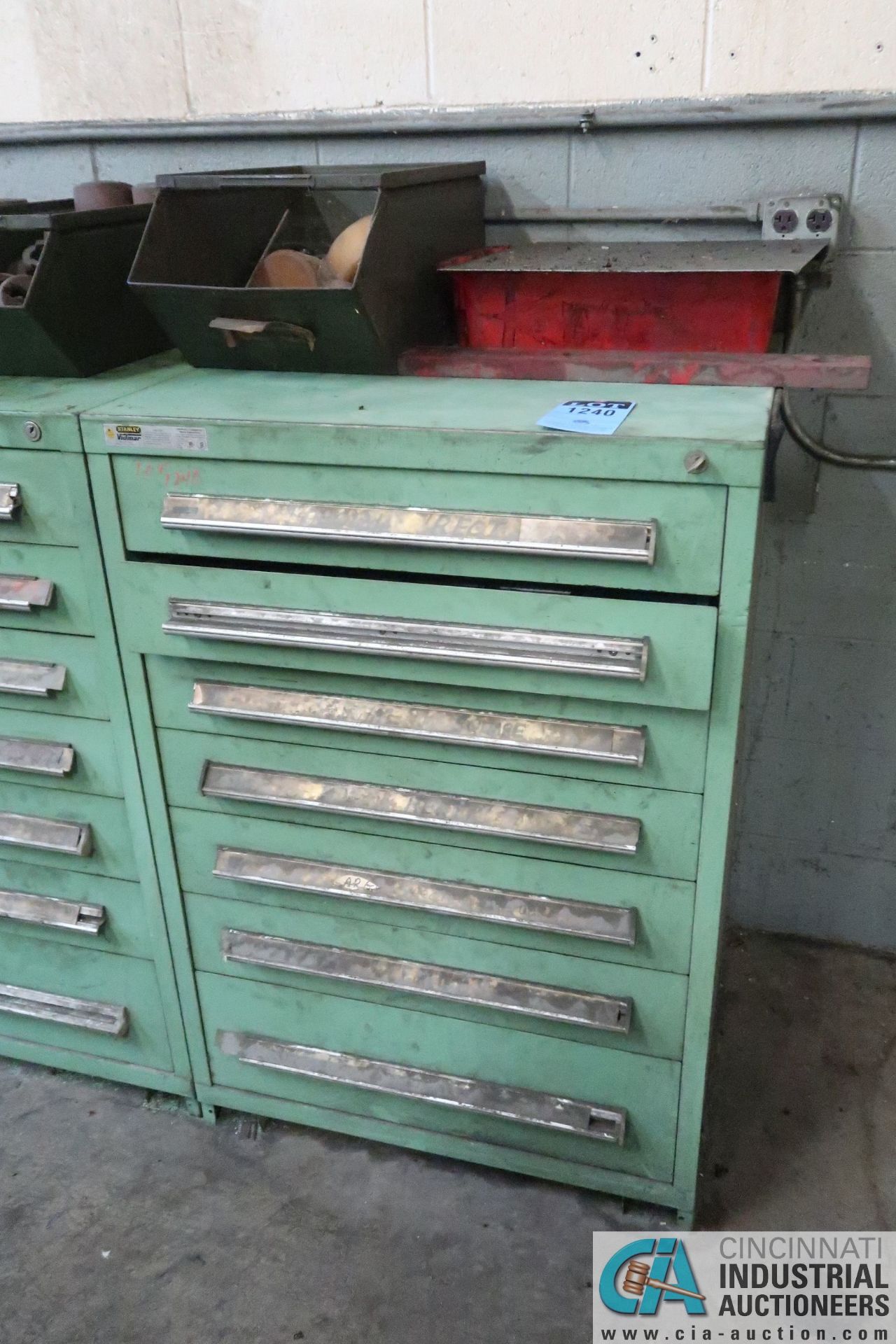 7-DRAWER VIDMAR CABINET WITH PUNCH TOOLING