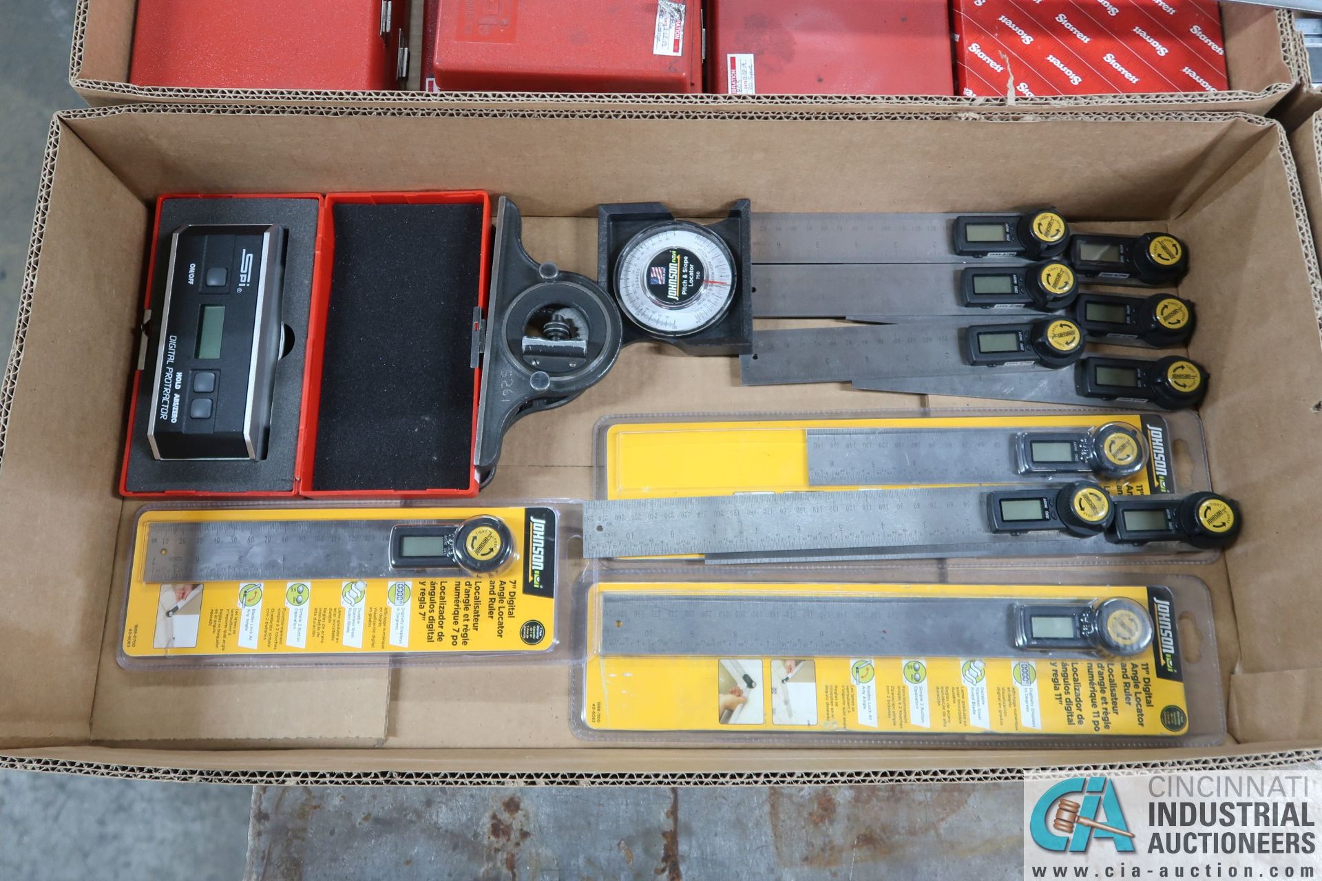 (LOT) DIGITAL ANGLE LOCATORS & PROTRACTOR