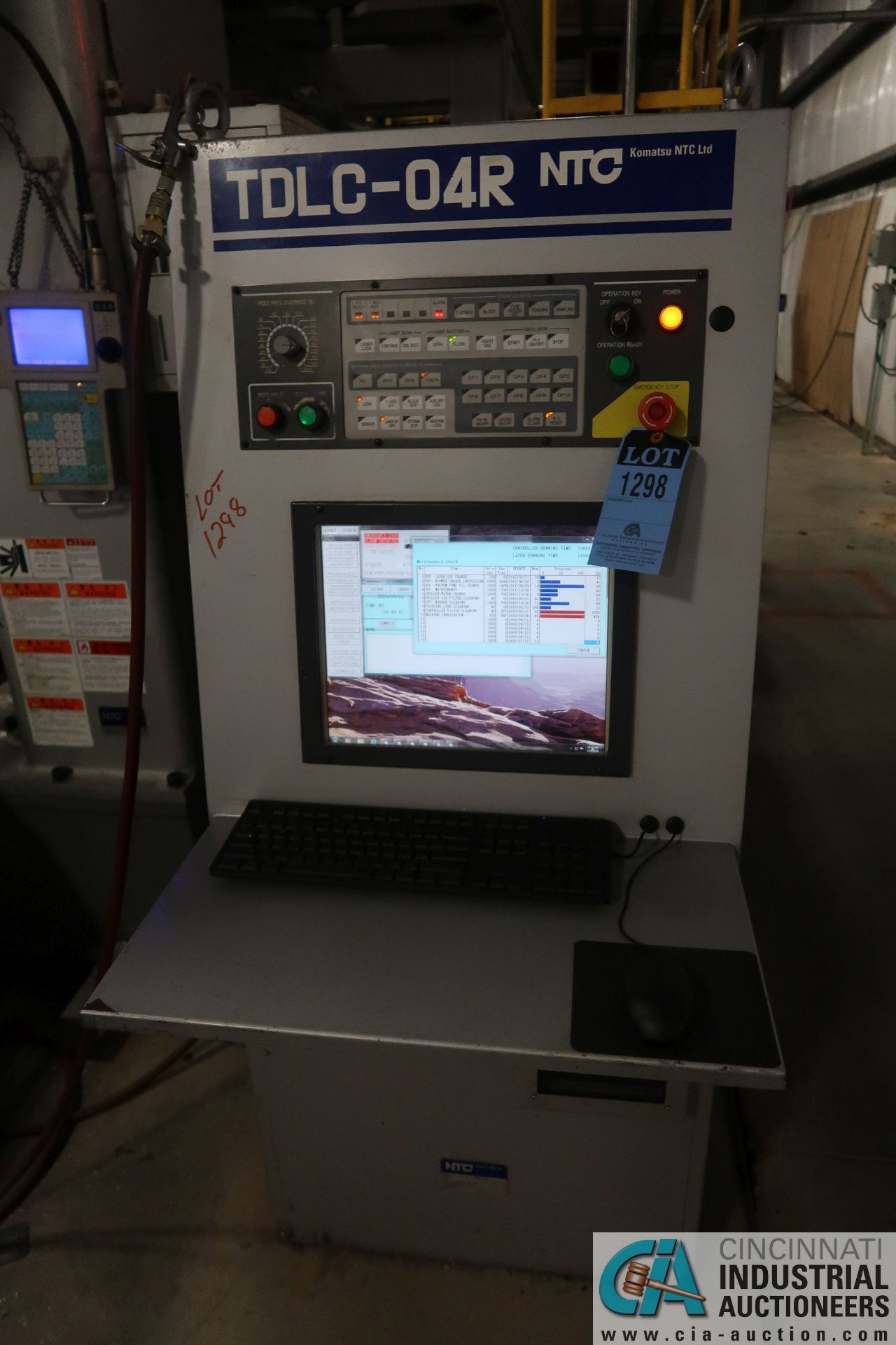 3,300 WATT KOMATSU NTC MODEL TLM-610DIWST FIVE-AXIS CNC LASER; S/N L501036, PRC MODEL STS3300 - Image 5 of 21