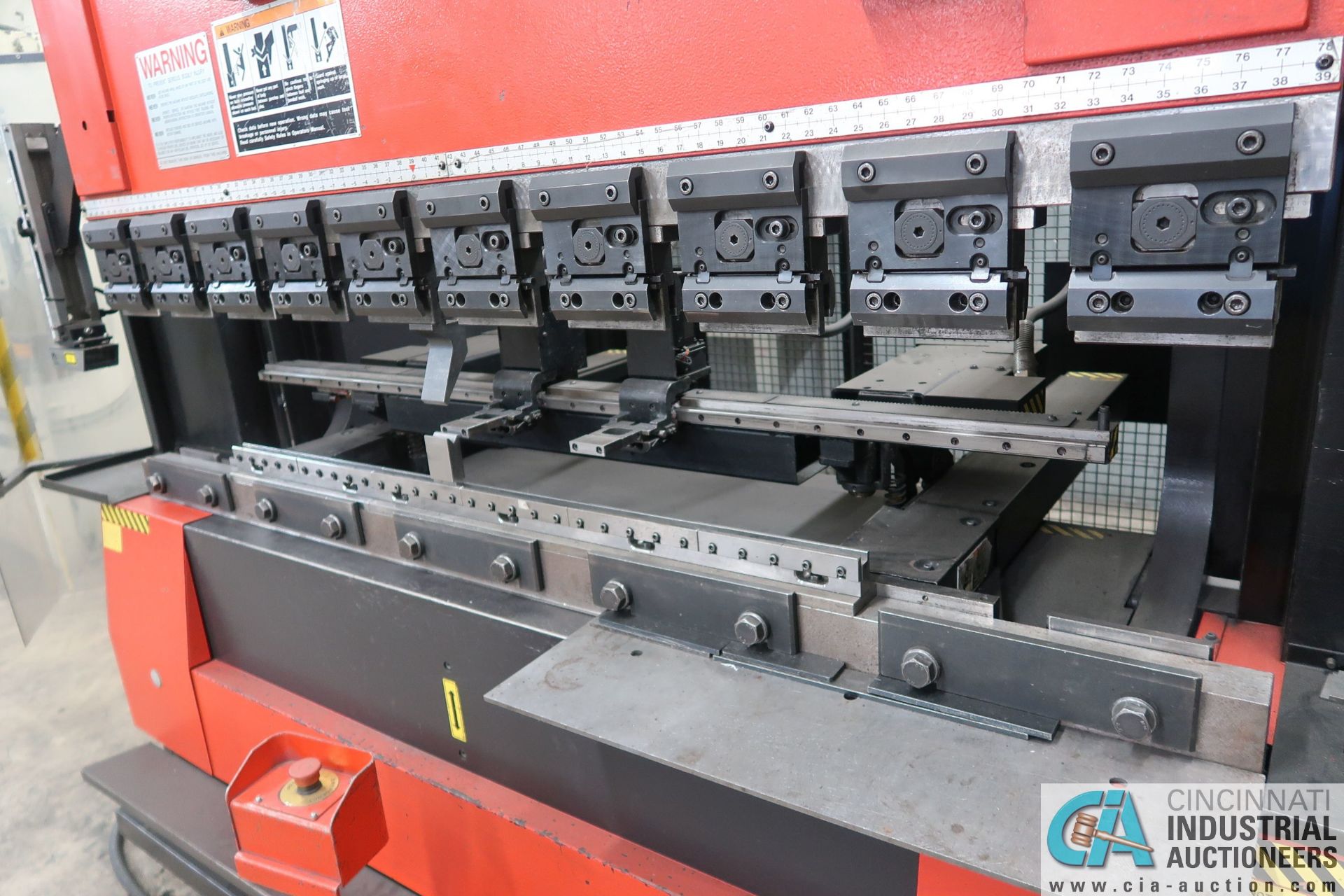 88 TON X 78" AMADA FBD-8020NT CNC PRESS BRAKE; S/N 80203133, BACK GAGE (2007) - Image 7 of 12