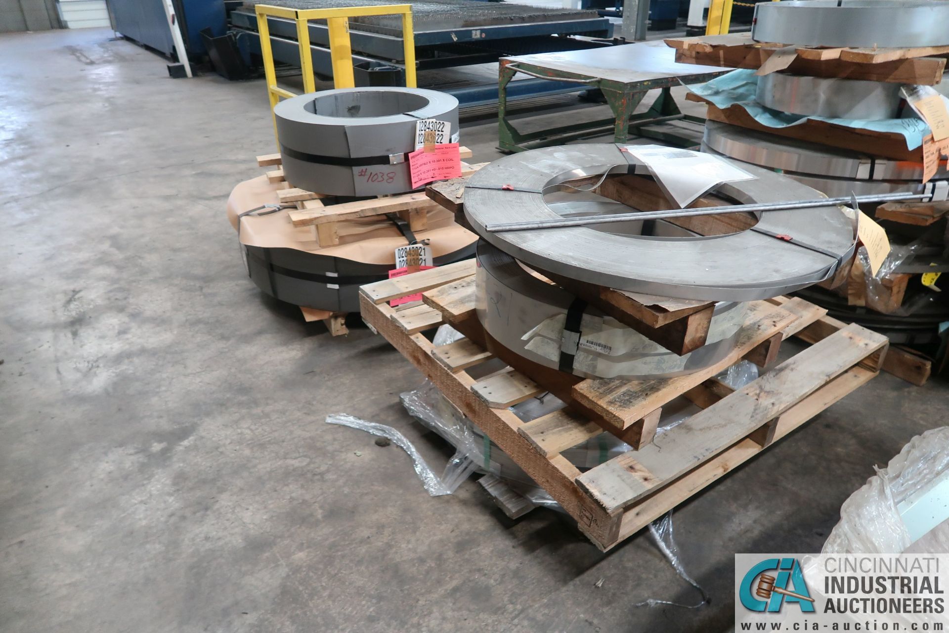 (LOT) VARIOUS SIZE AND GAGE ROLLED STEEL STOCK APPROX. 42,212 LB. (SEE WEBSITE FOR SPECS) - Image 4 of 6