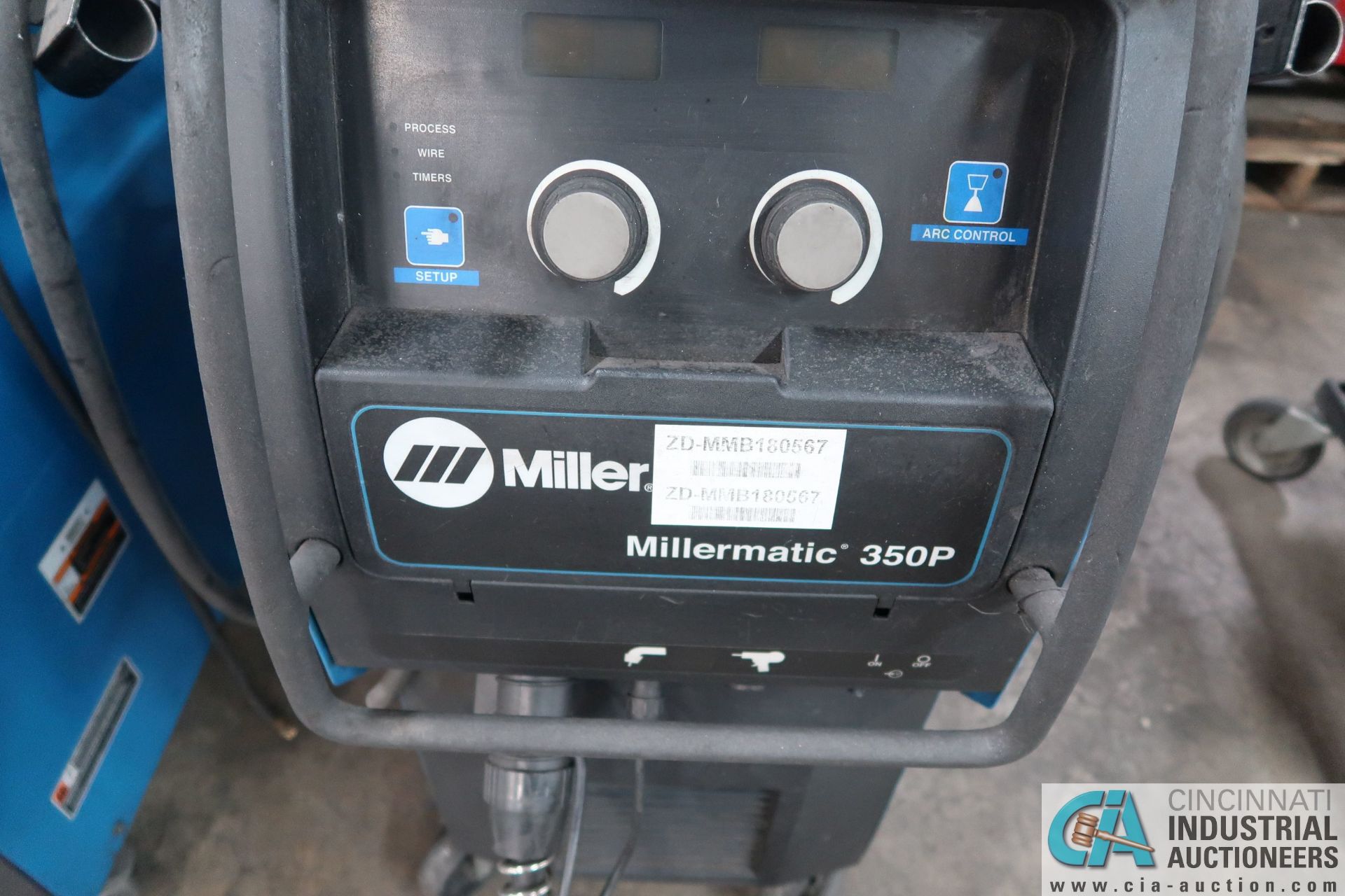 350 AMP MILLER MILLERMATIC 350P WELDER; S/N MB180567N - Image 2 of 5