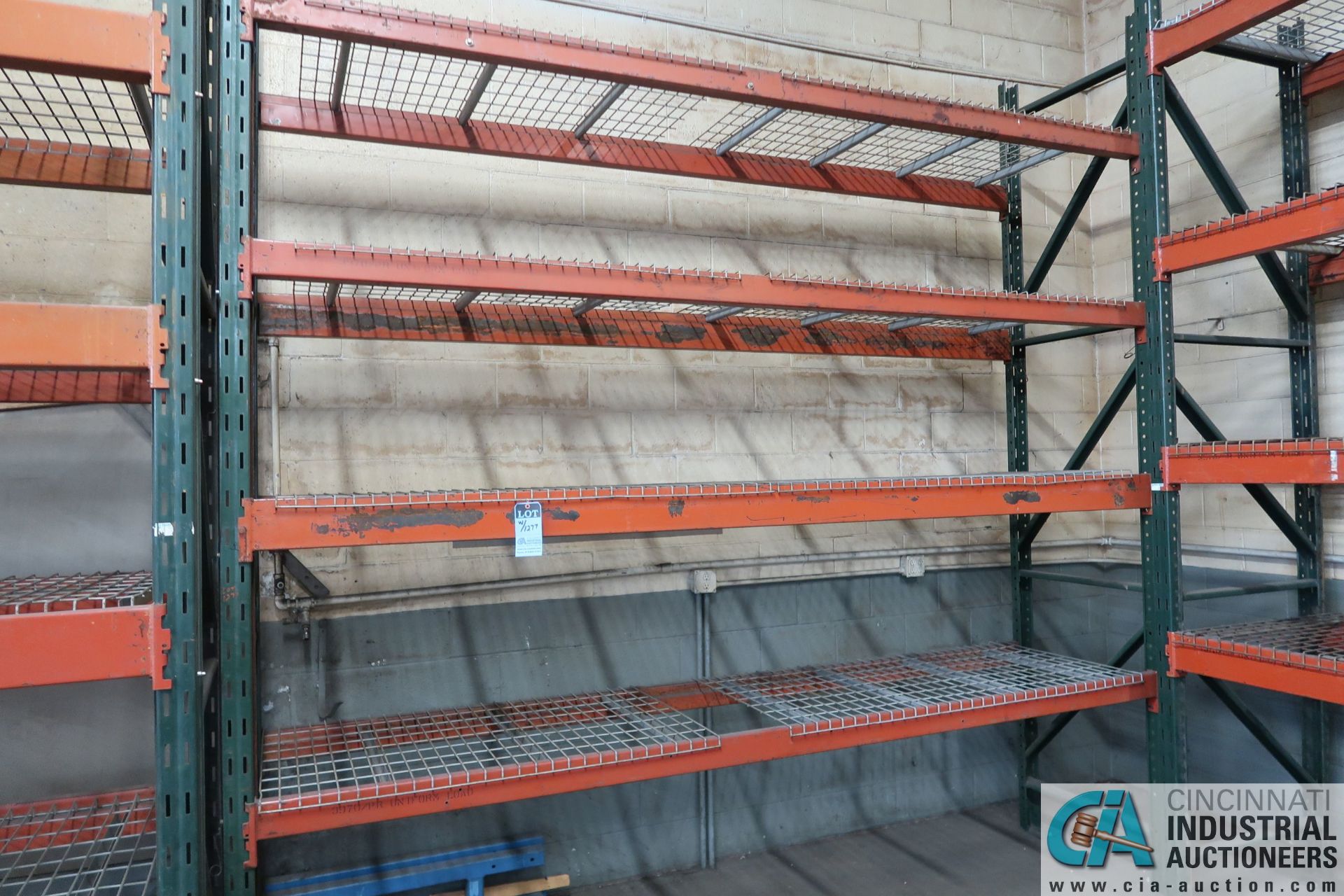 SECTIONS 120" X 32" X 144" ADJUSTABLE BEAM PALLET RACKS - Image 2 of 2