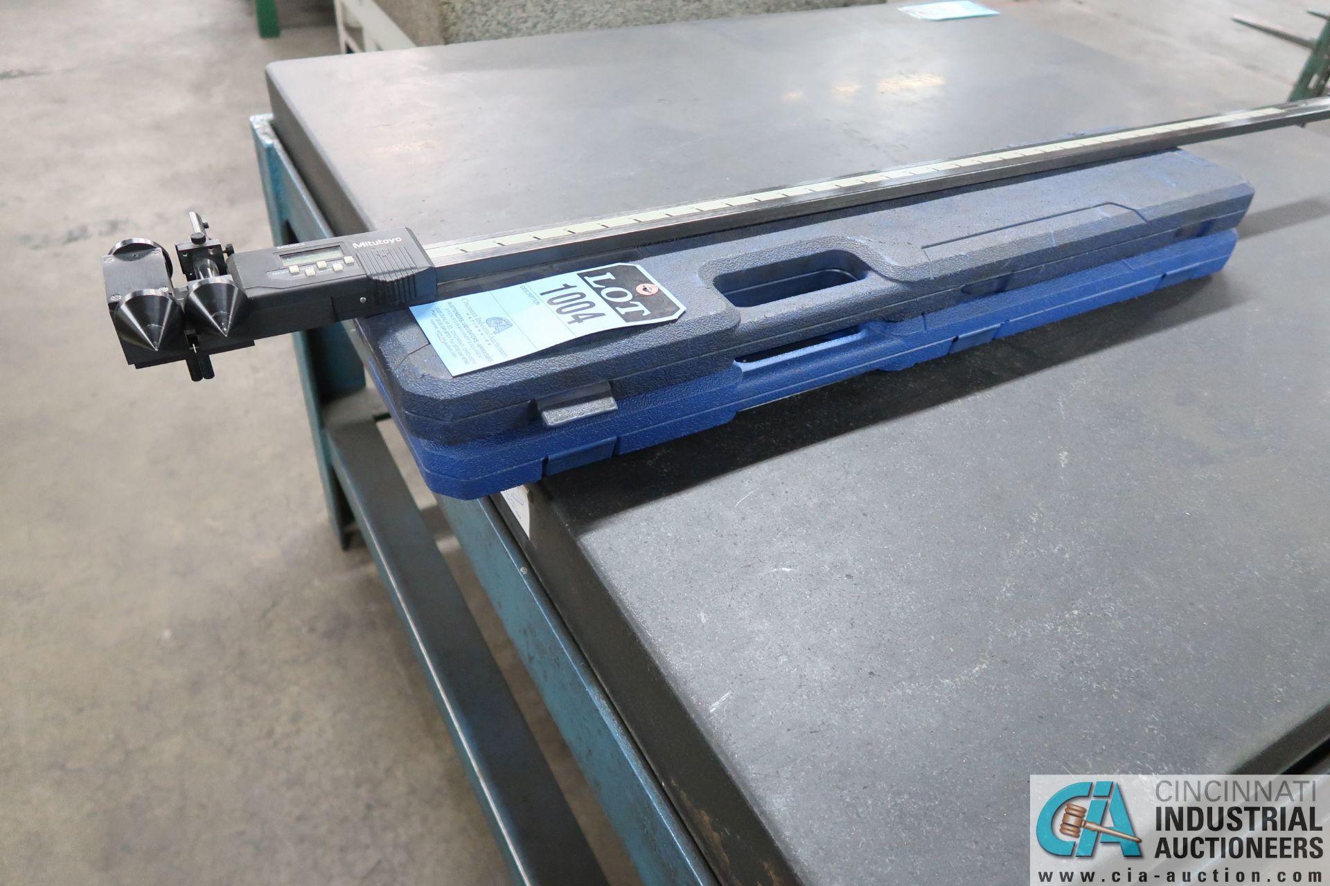 (LOT) (2) 24" FOWLER DIGITAL CALIPERS & (1) 40" MITUTOYO DIGITAL CALIPER W/ INTERCHANGABLE