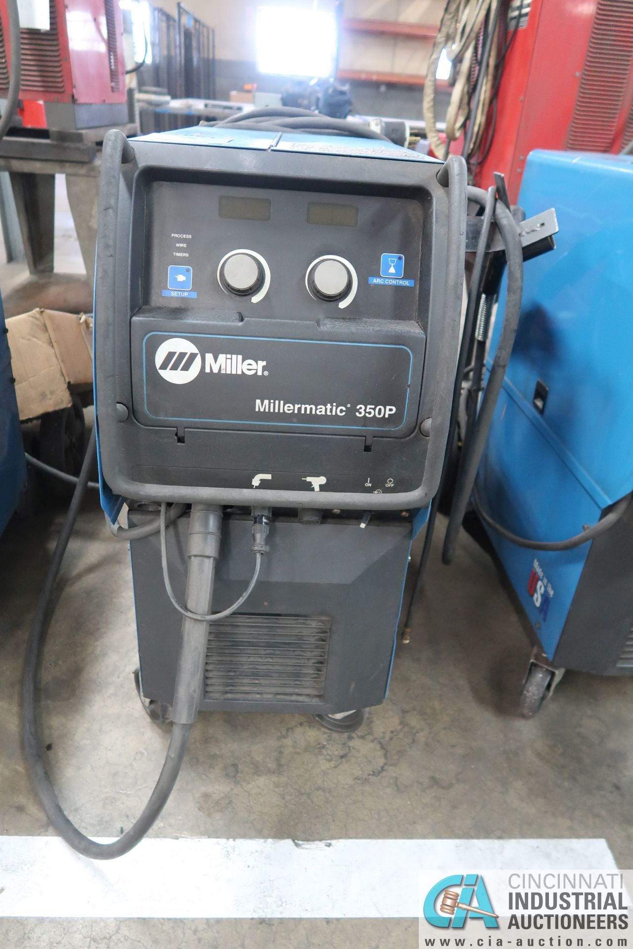 350 AMP MILLER MILLERMATIC 350P WELDER; S/N MB280587N