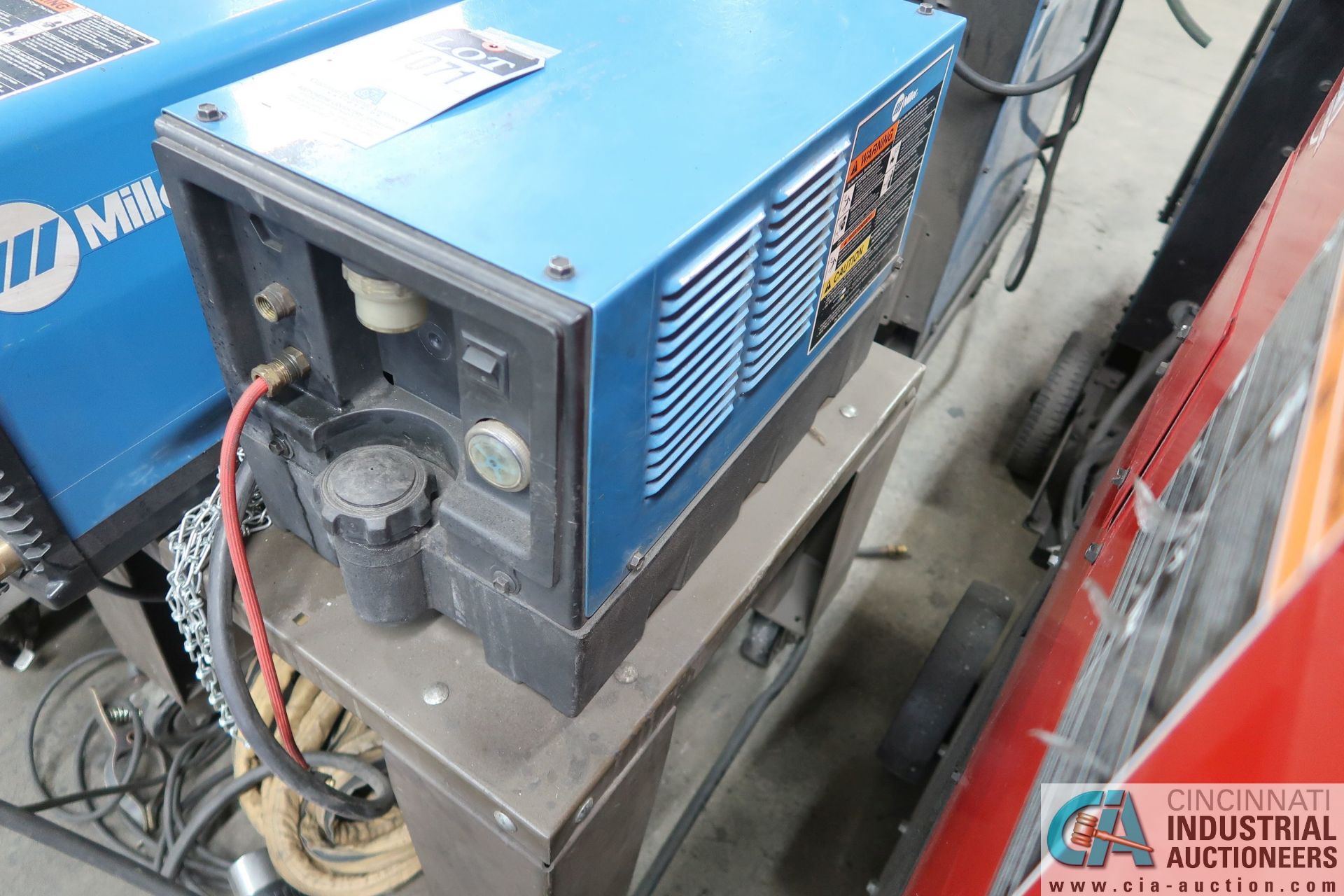 200 AMP MILLER DYNASTY 210 TIG WELDER; S/N MG151089L, W/ MILLER COOLMATE 3 - Image 8 of 8