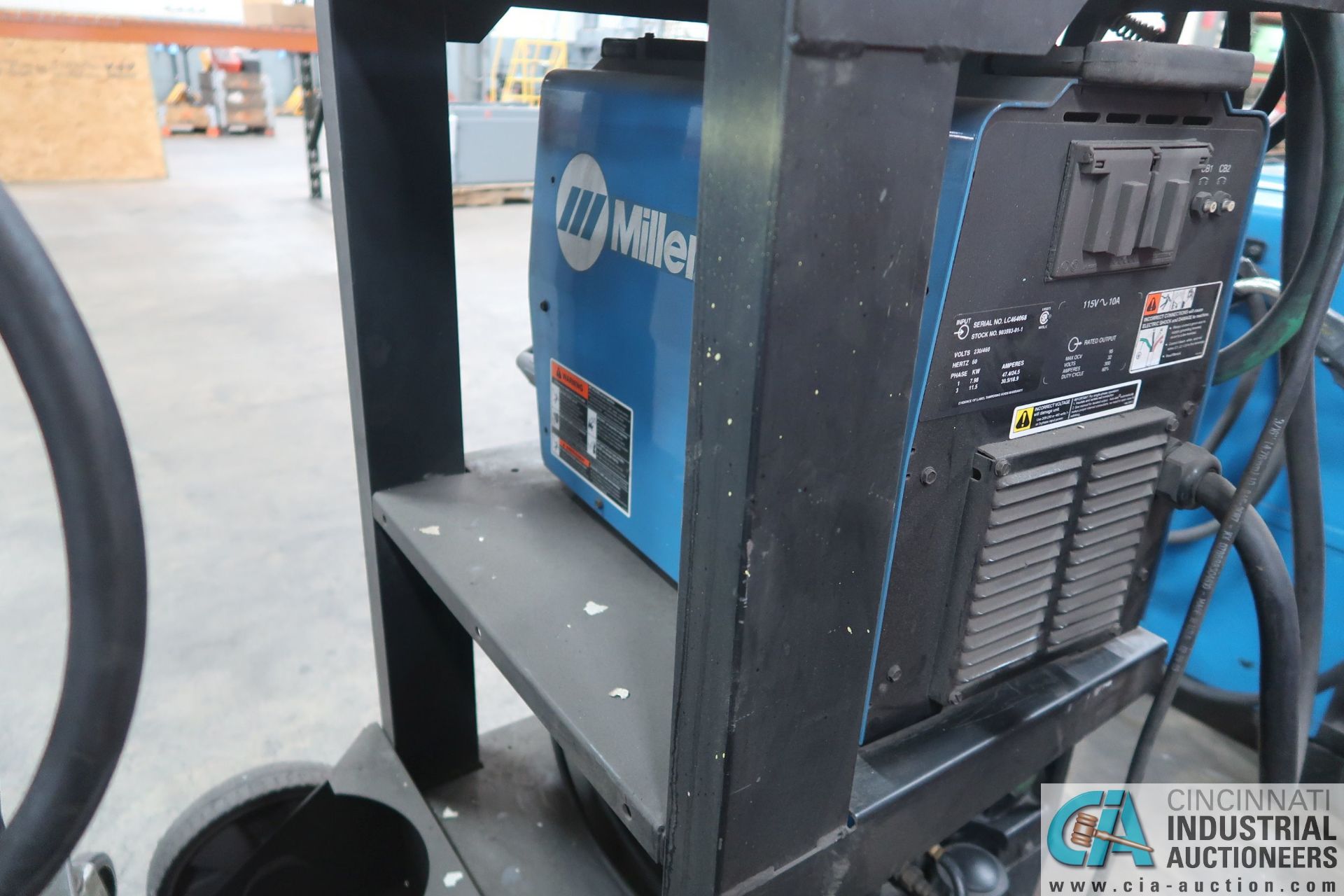 350 AMP MILLER INVISION 354MP WELDER; S/N LC464068, W/ MILLER COOLMATE 3 - Image 7 of 8