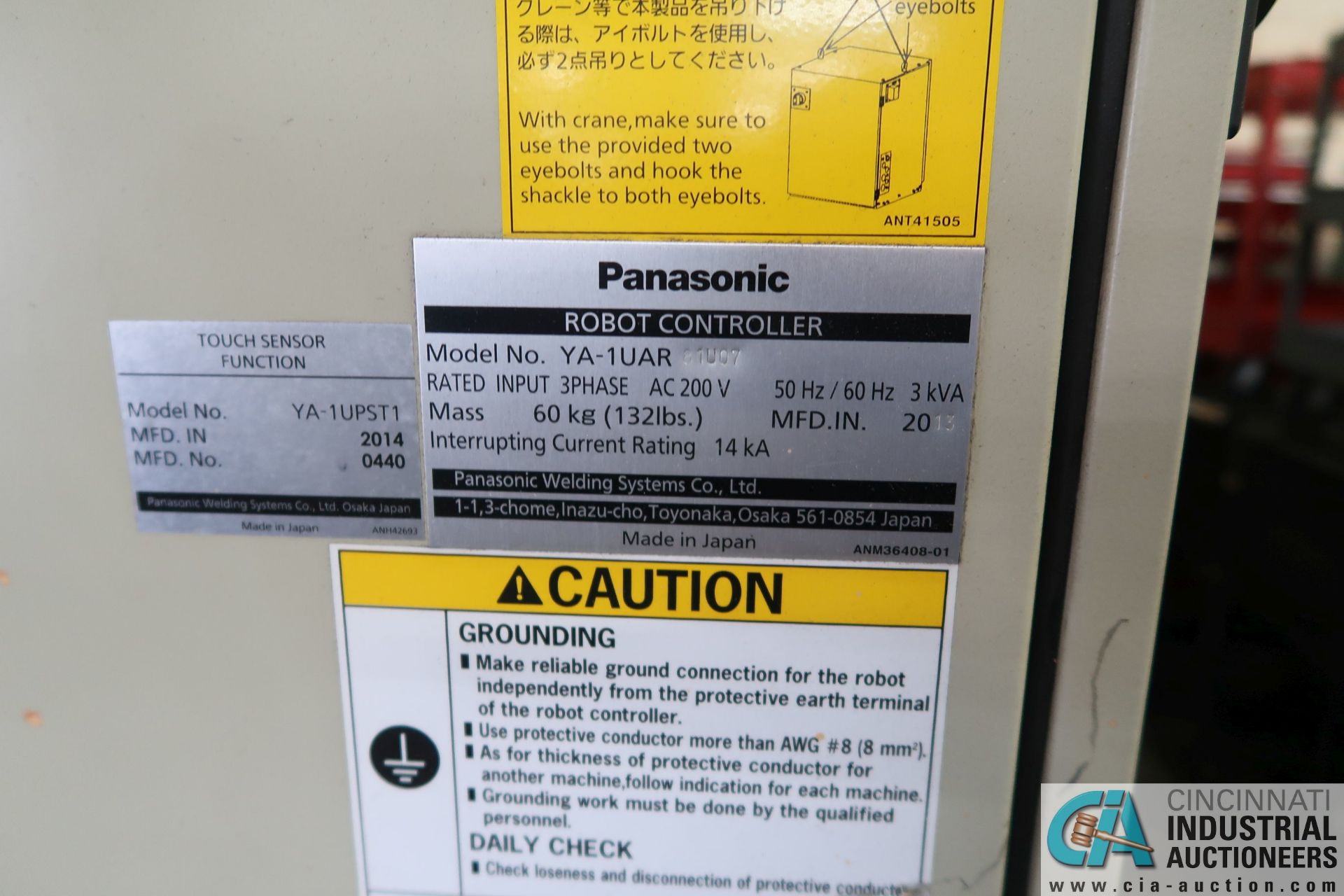 PREFORM ARC ROBOTIC WELDING CELL W/ PANASONIC MODEL YA-1 SIX-AXIS ROBOTIC WELDER; PANASONIC MODEL - Image 11 of 22