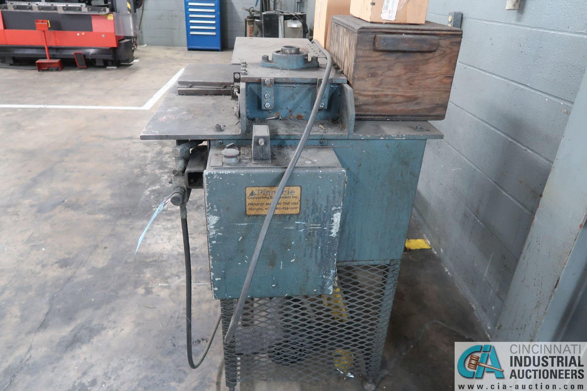 PINNACLE RING MACHINE W/ FEEDER & ROLLER - Image 5 of 9