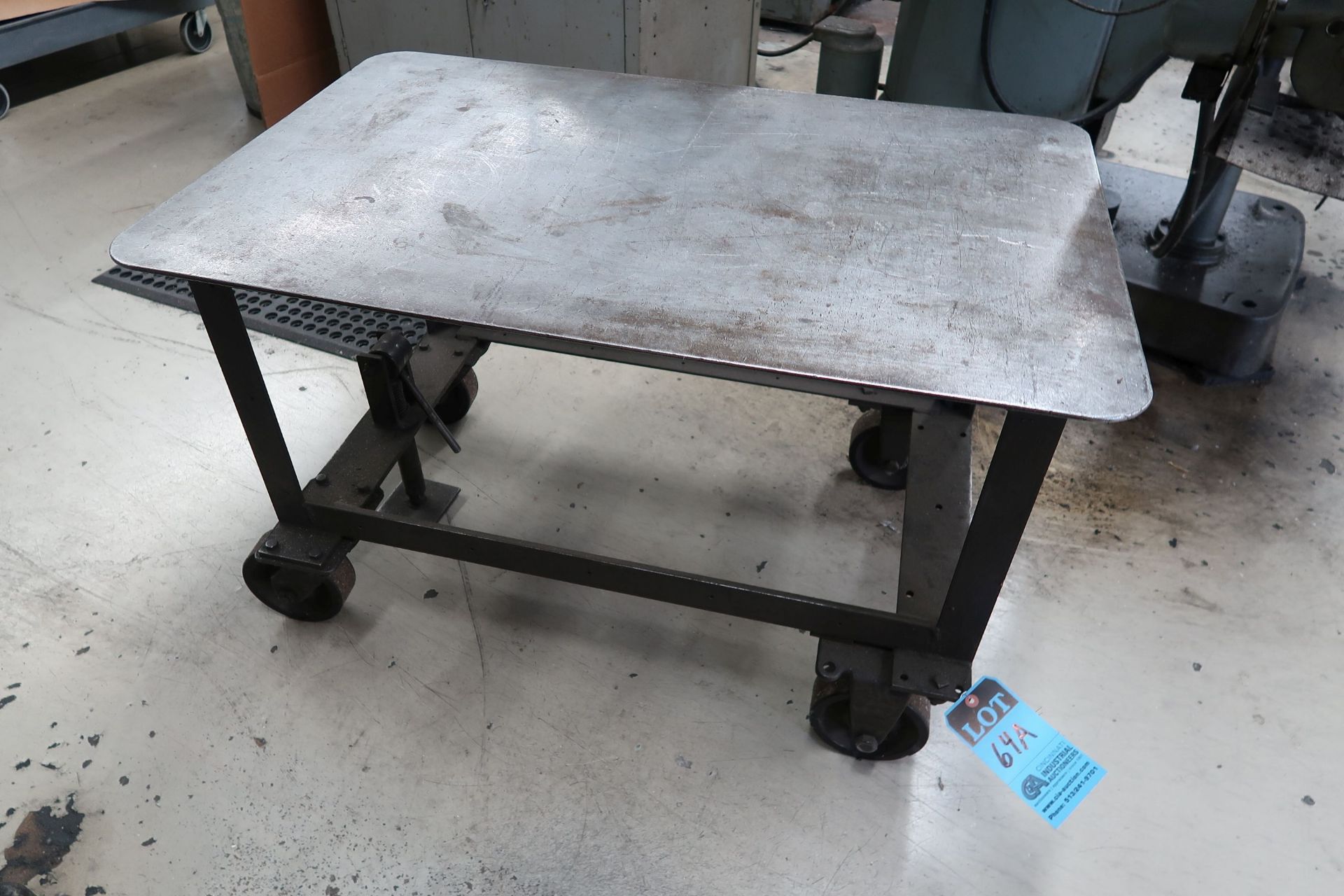 24" X 39" HEAVY DUTY STEEL DIE CART