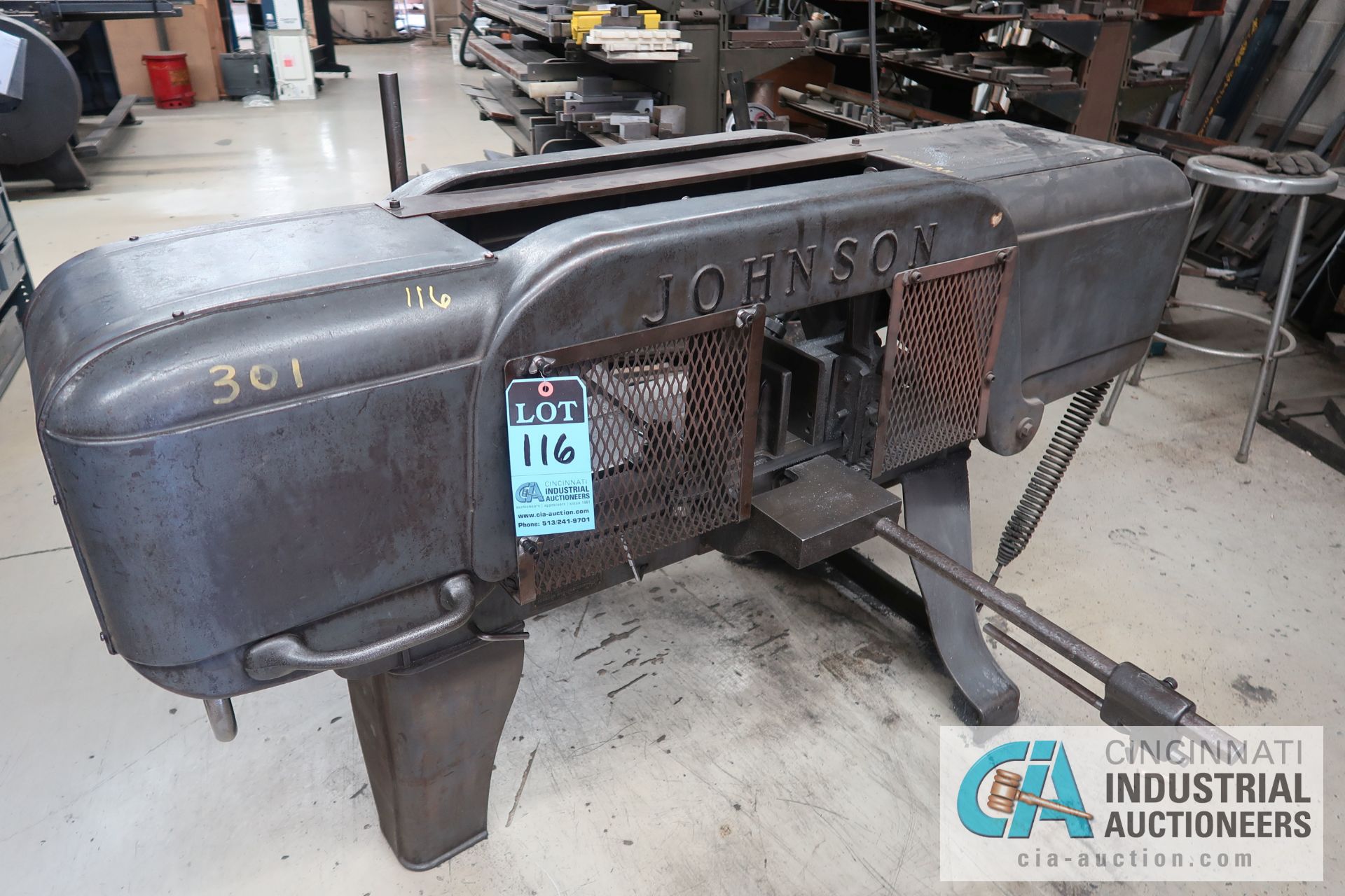 9" X 16" JOHNSON HORIZONTAL BAND SAW