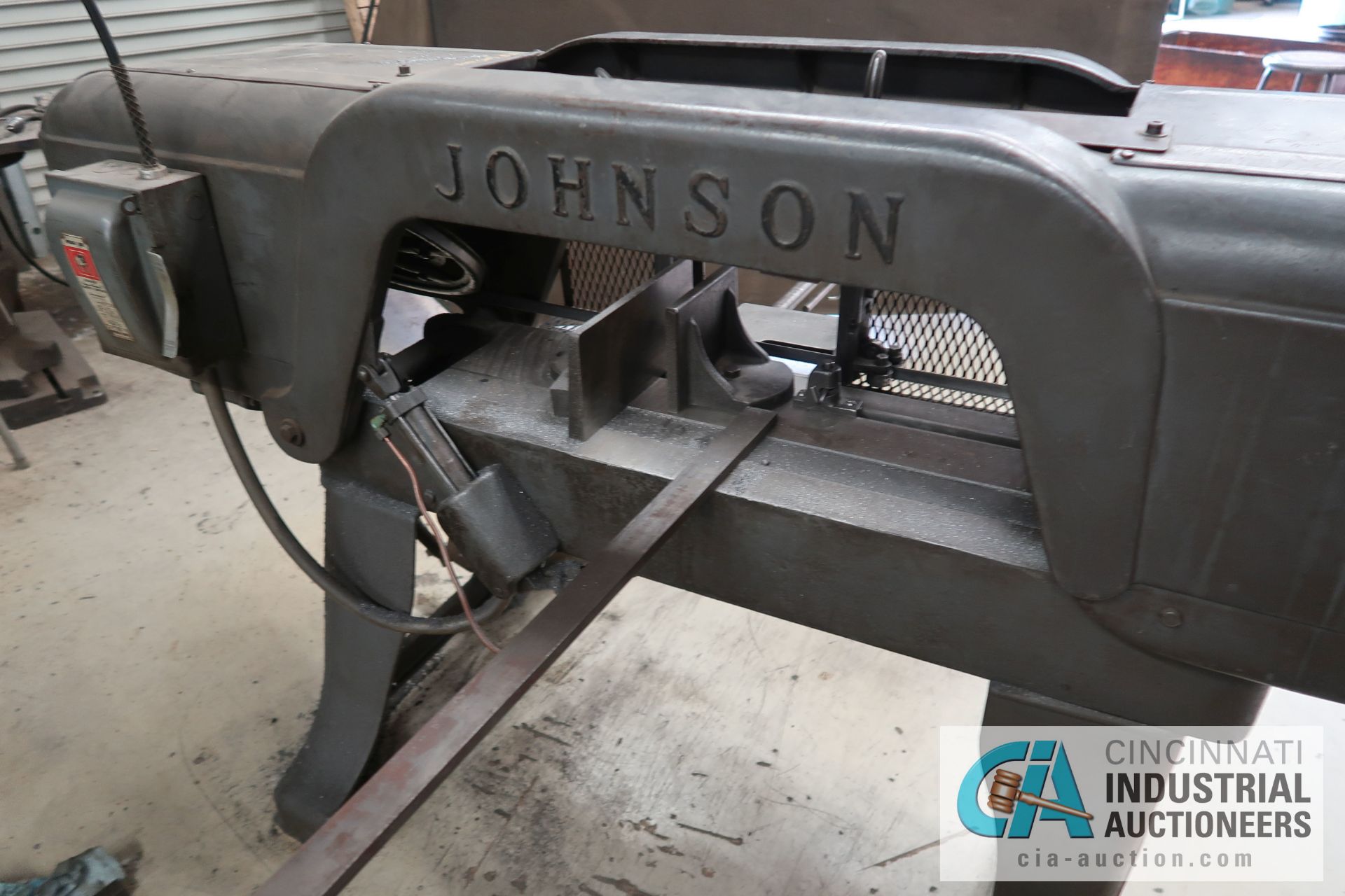 9" X 16" JOHNSON HORIZONTAL BAND SAW - Image 2 of 4