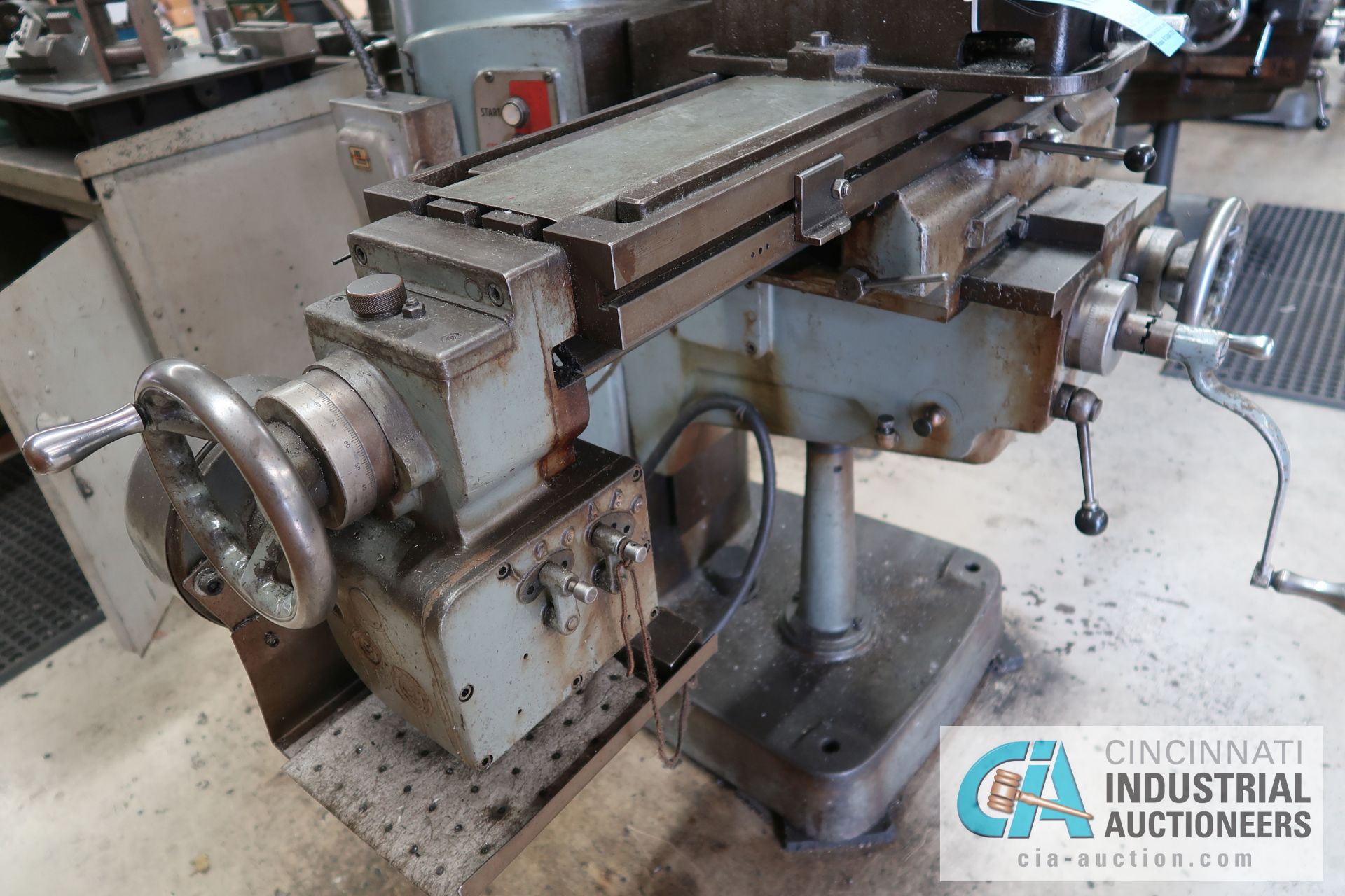 3/4 HP CINCINNATI MILLING TOOLMASTER VERTICAL MILLING MACHINE; S/N 6J1V5C-215, 108-3,825 RPM SPINDLE - Image 2 of 9