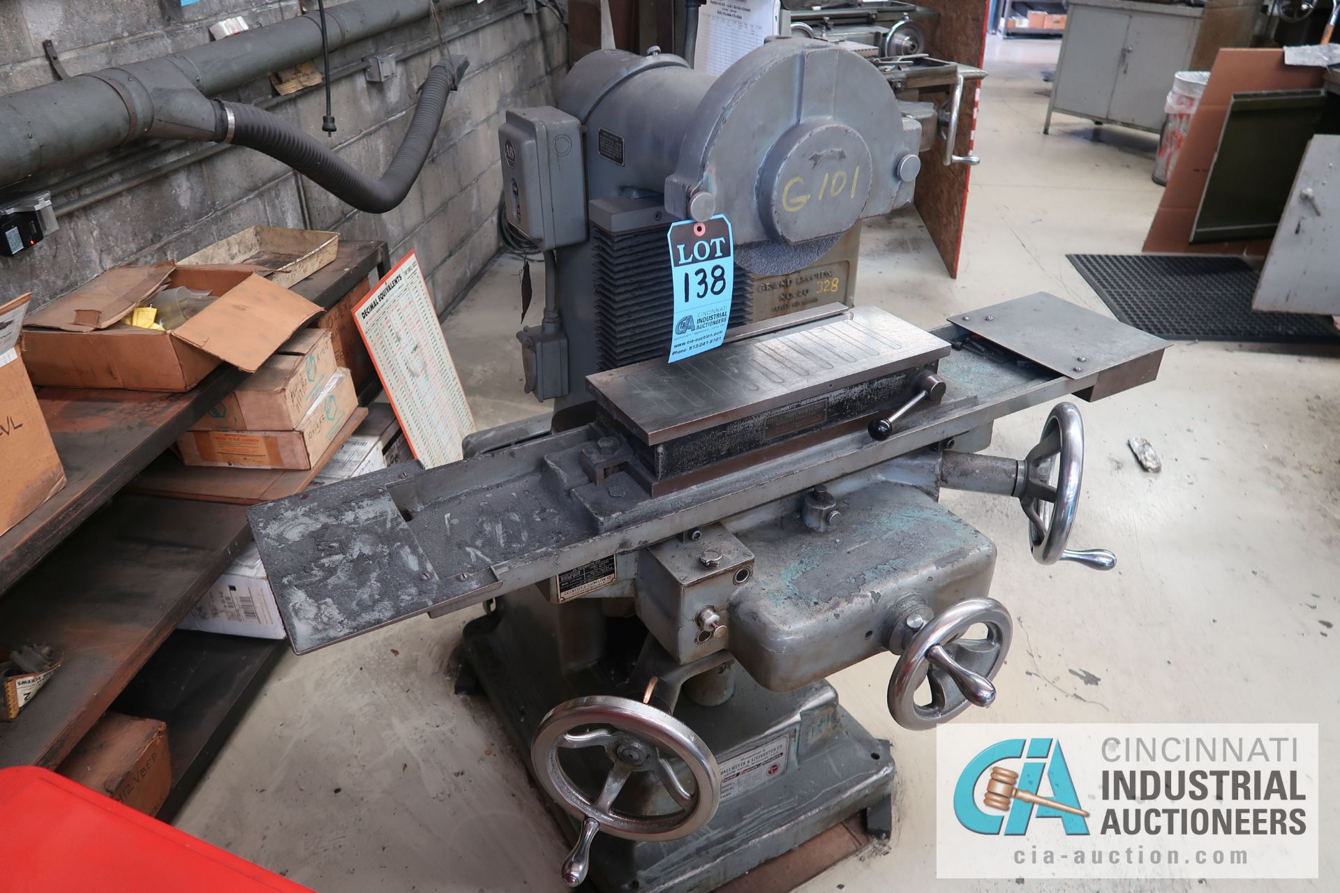 6" X 18" GALLMEYER AND LIVINGSTON MODEL 15 HAND FEED SURFACE GRINDER; S/N S-151123 *NEW 1966* - Image 3 of 6