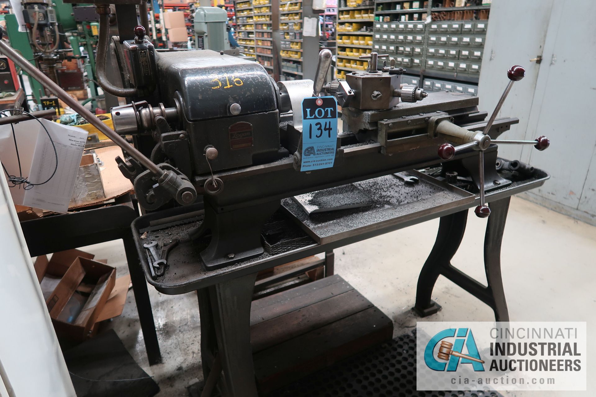 8" X 30" LOGAN MODEL 830 TURRET LATHE; S/N 42673