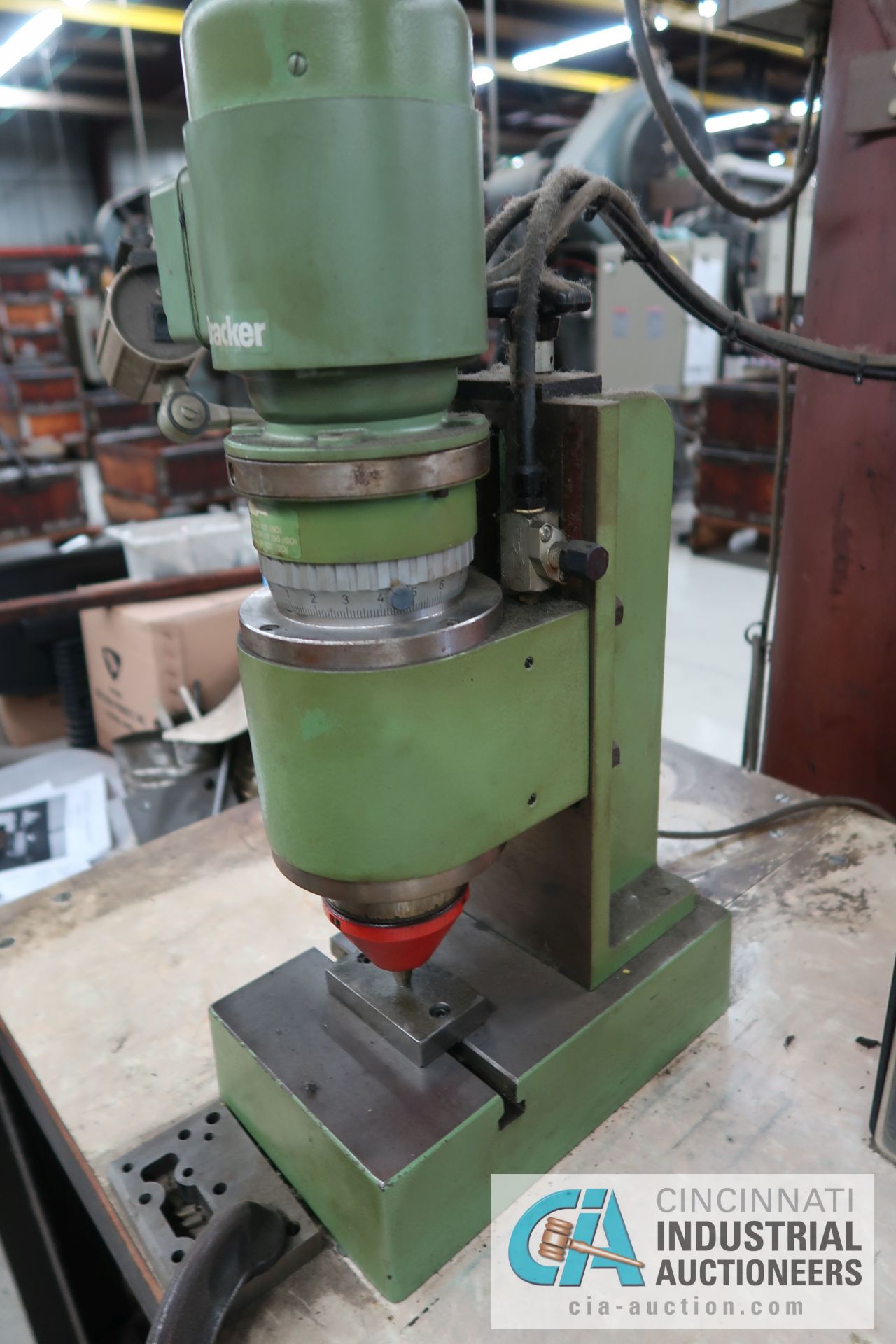 BRACKER MODEL RN-080 ORBITAL RIVETING MACHINE; S/N 65887 - Image 4 of 5