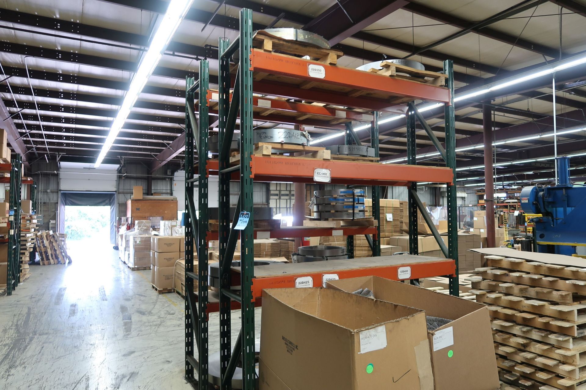 SECTIONS 84" X 24" X 132" ADJUSTABLE BEAM PALLET RACK **RACKING ONLY - DELAYED REMOVAL - PICK UP 10 - Image 2 of 2