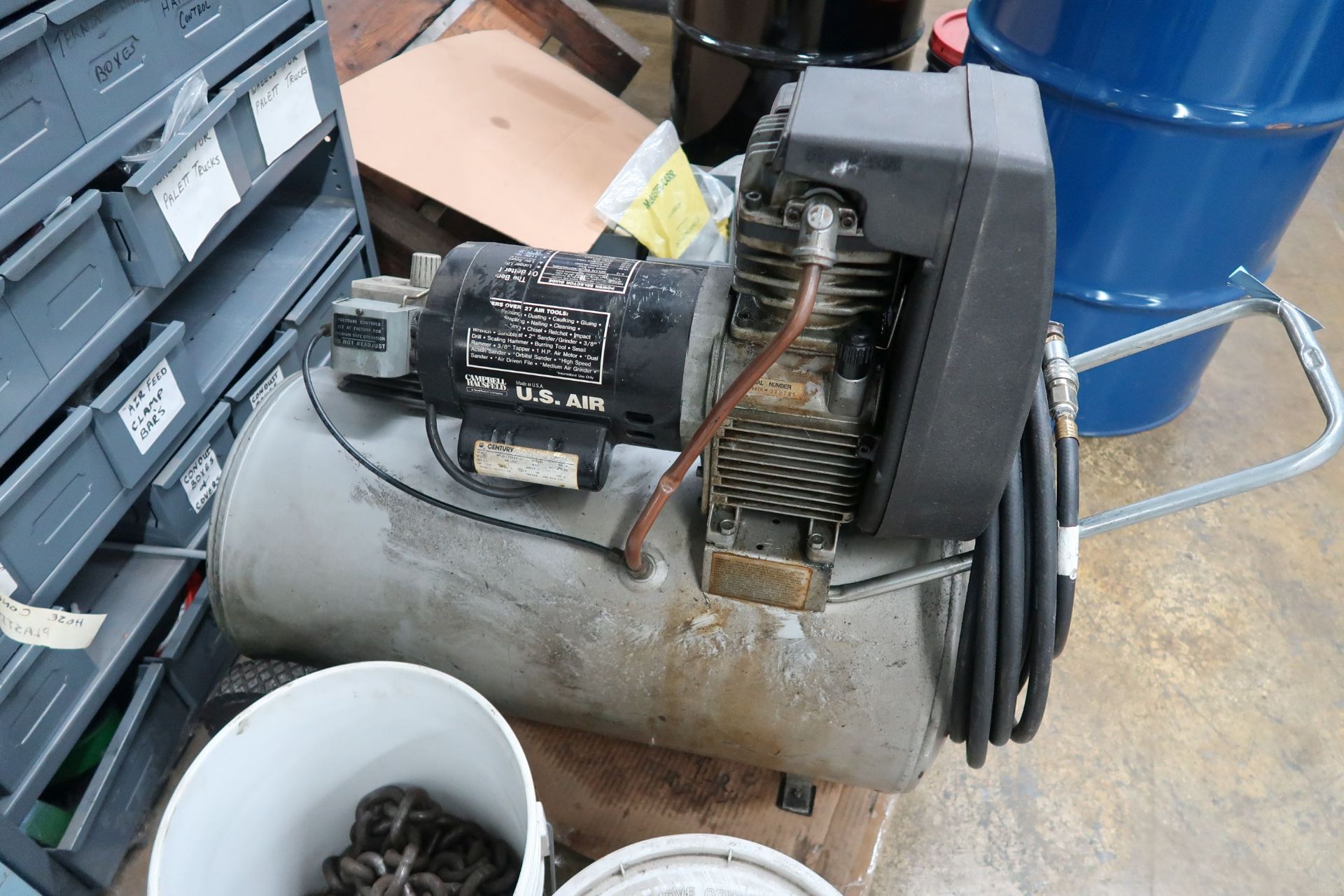 2-HP CAMPBELL HAUSFELD PORTABLE AIR COMPRESSOR - Image 2 of 5