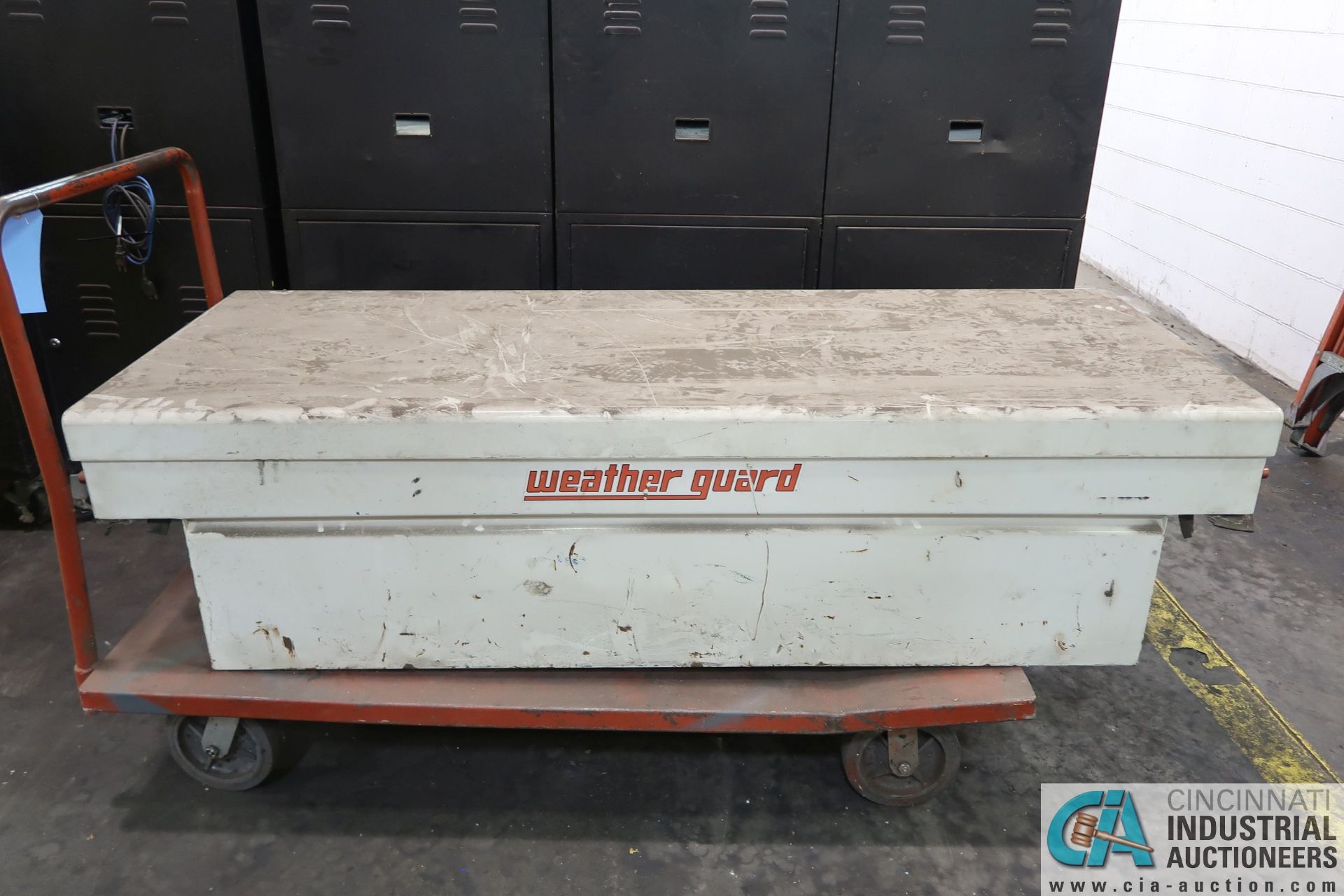 WEATHER GUARD PICKUP TYPE TOOLBOX WITH CART