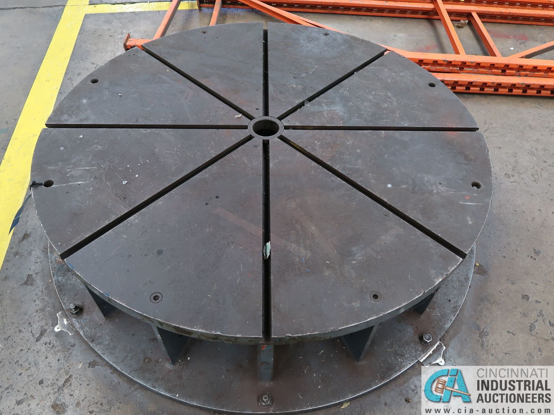 60" DIAMETER T-SLOTTED TABLE - Image 2 of 2