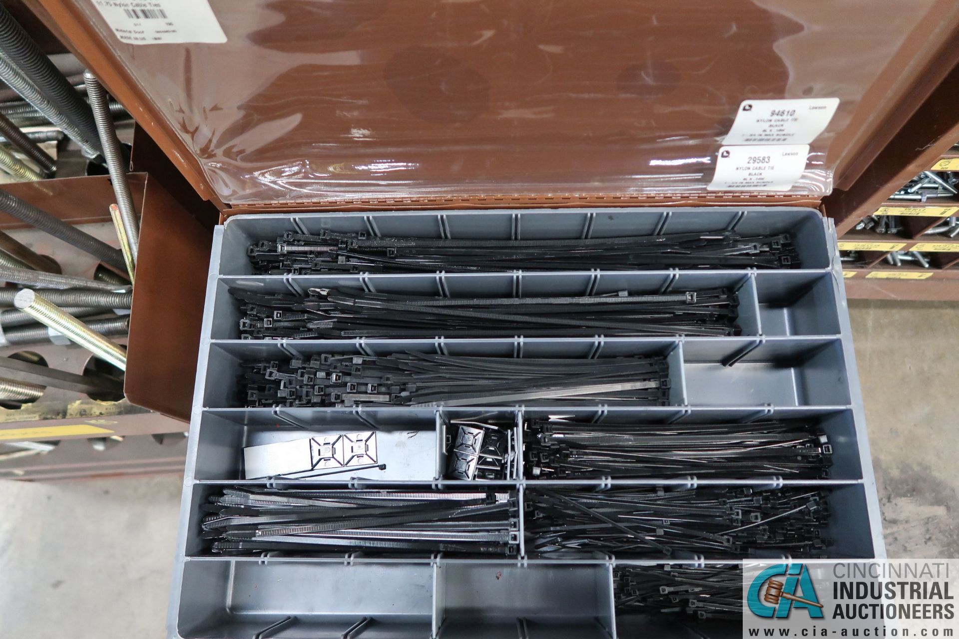 2-DRAWER HARDWARE CABINET WITH MISCELLANEOUS HARDWARE - Image 9 of 13