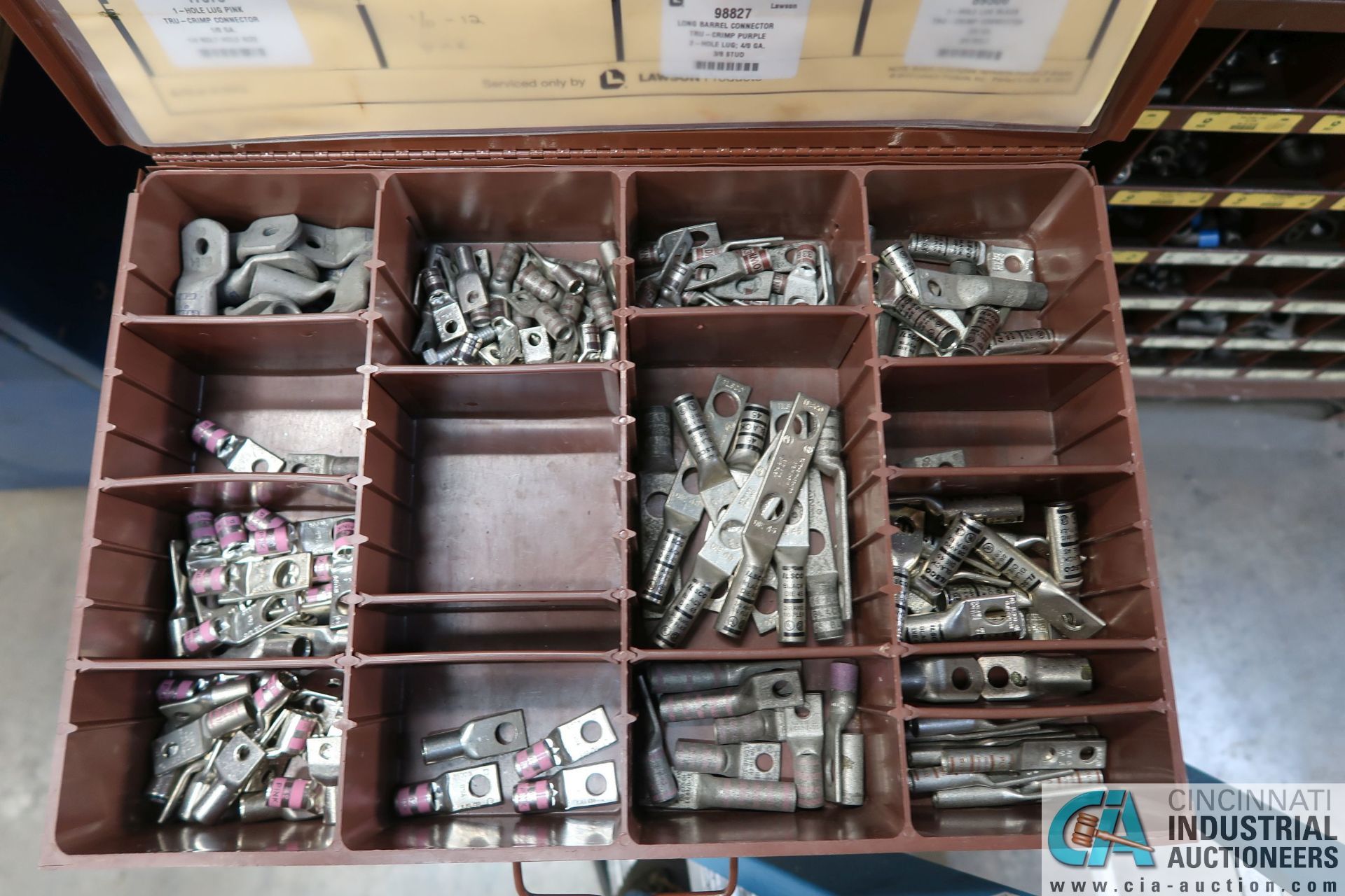 16-DRAWER HARDWARE CABINET WITH MISCELLANEOUS HARDWARE - Image 8 of 15