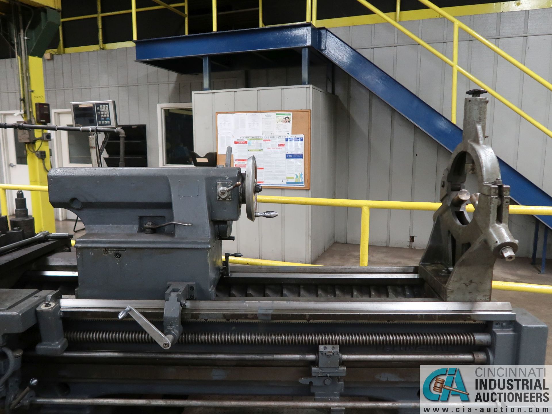 34" / 44" X 160" MAZAK MODEL 34-160 HEAVY DUTY GAP BED ENGINE LATHE; S/N 47566 - Missing Gap - Image 12 of 16