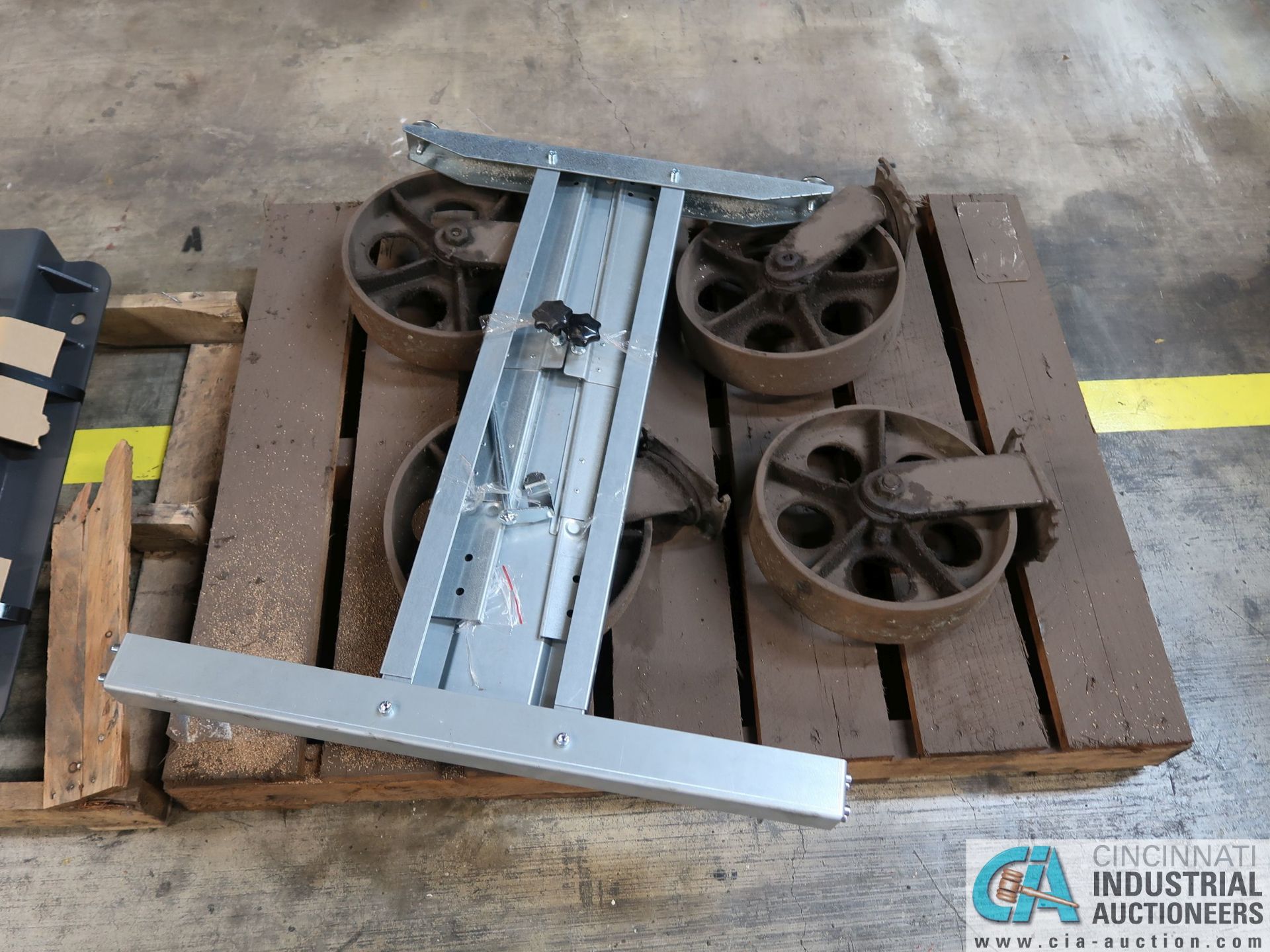 SKIDS INCLUDING WHEELS, MACHINE BASE, SHAFTS - Image 4 of 5