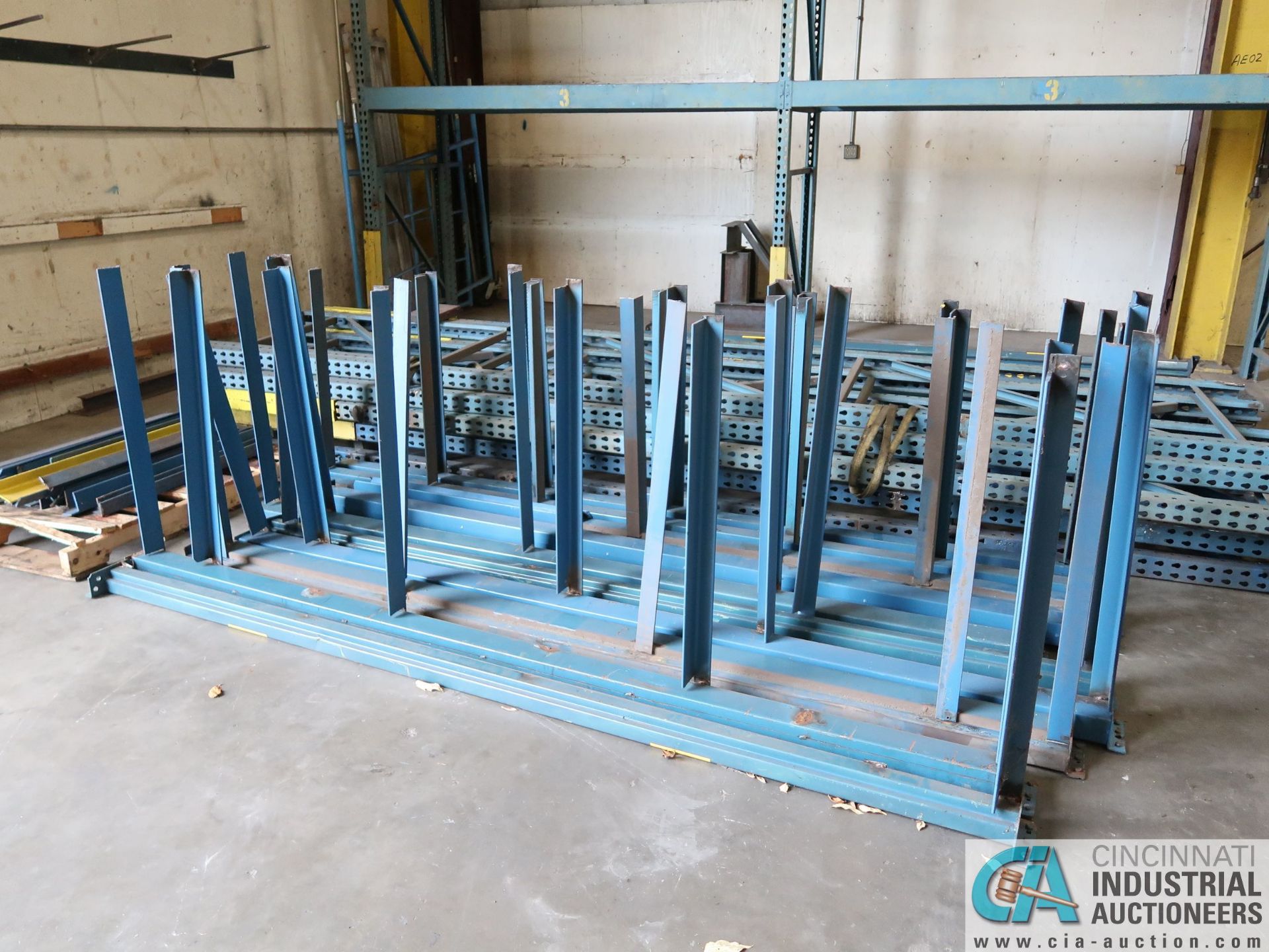(LOT) (3) 42" X 180" AND (4) 38" X 180" UPRIGHTS, (9) 108", (6) 118", (7) 144" CROSSBEAMS ** - Image 2 of 5