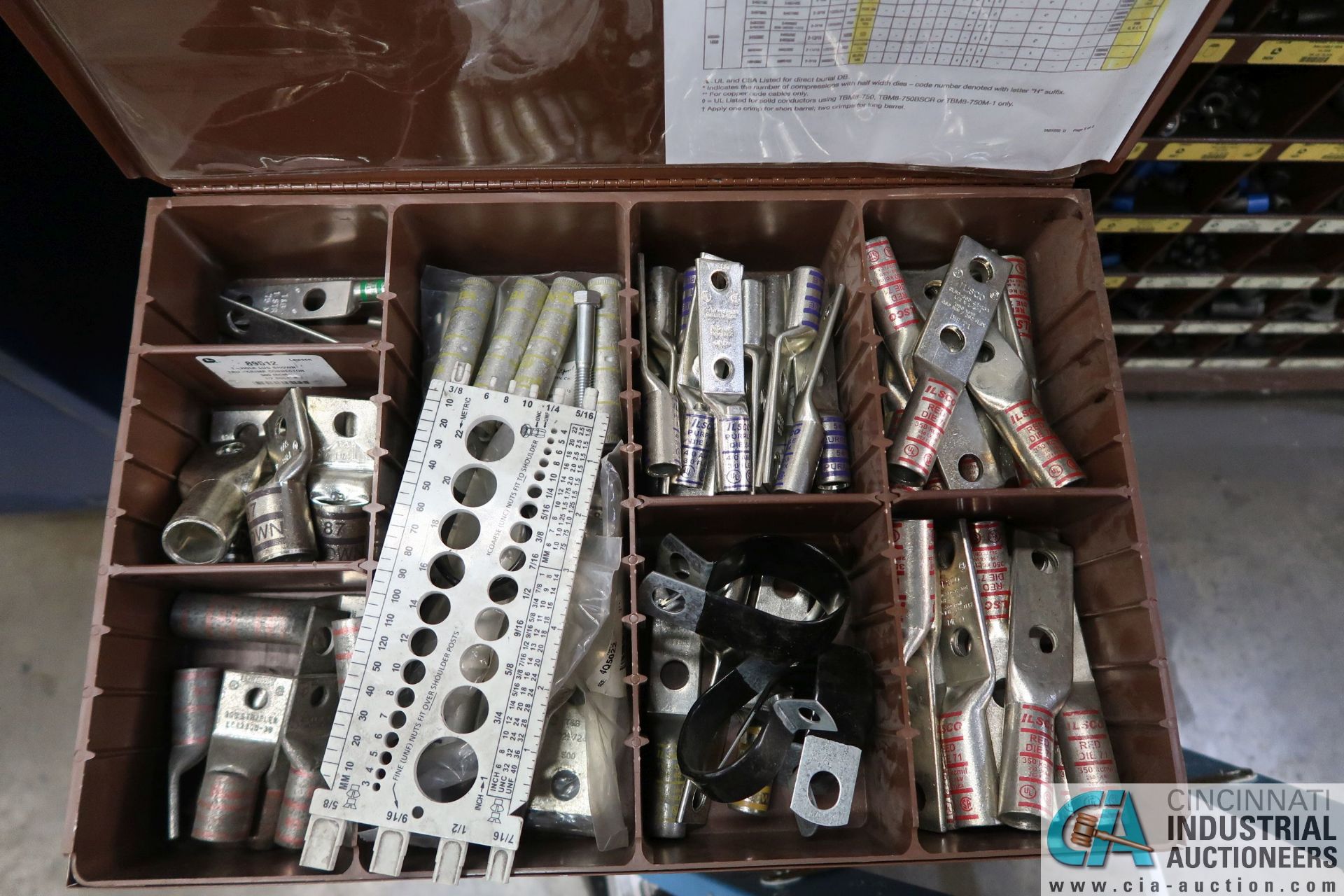 16-DRAWER HARDWARE CABINET WITH MISCELLANEOUS HARDWARE - Image 9 of 15