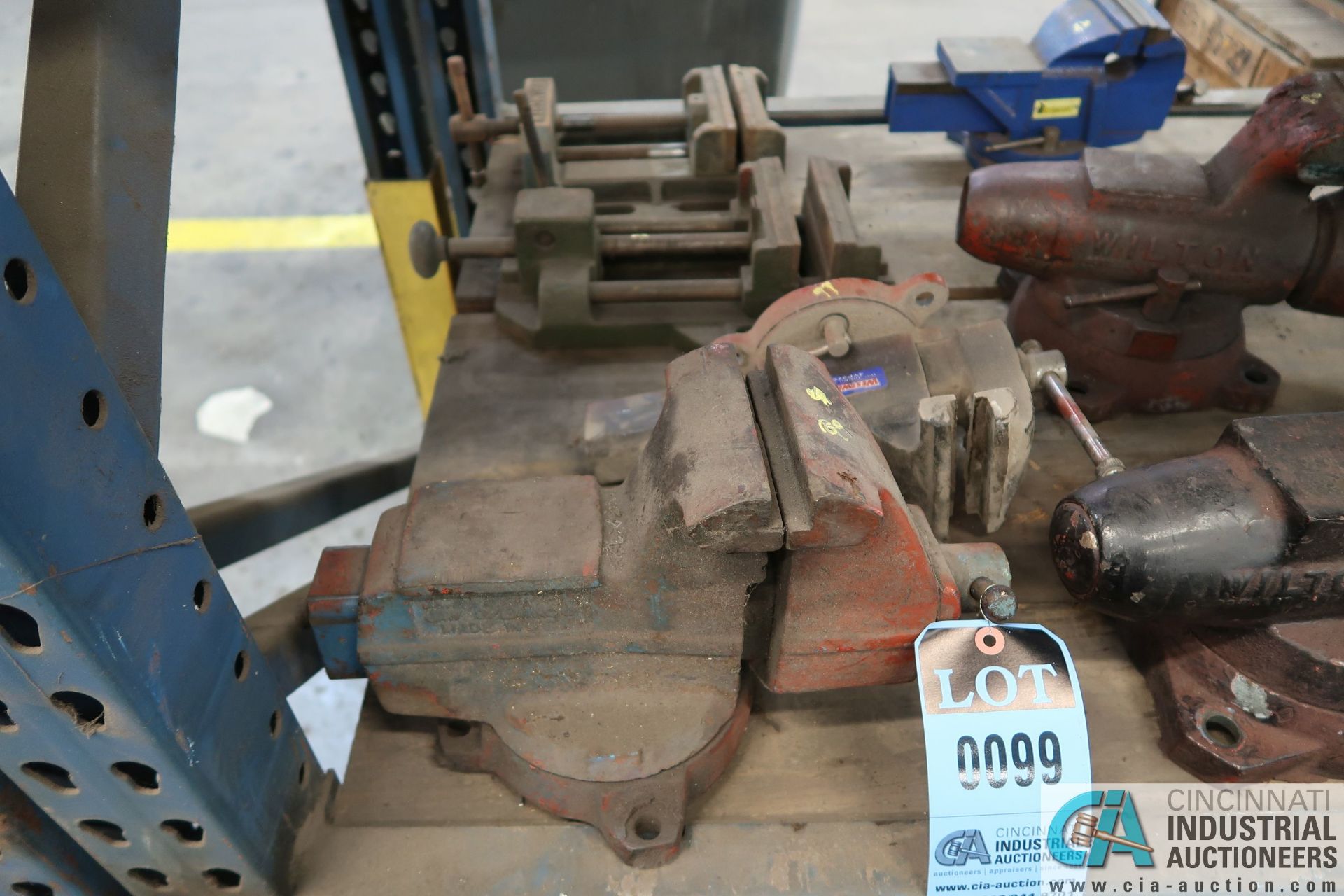 BENCH VISES, (2) 6", (2) 5"