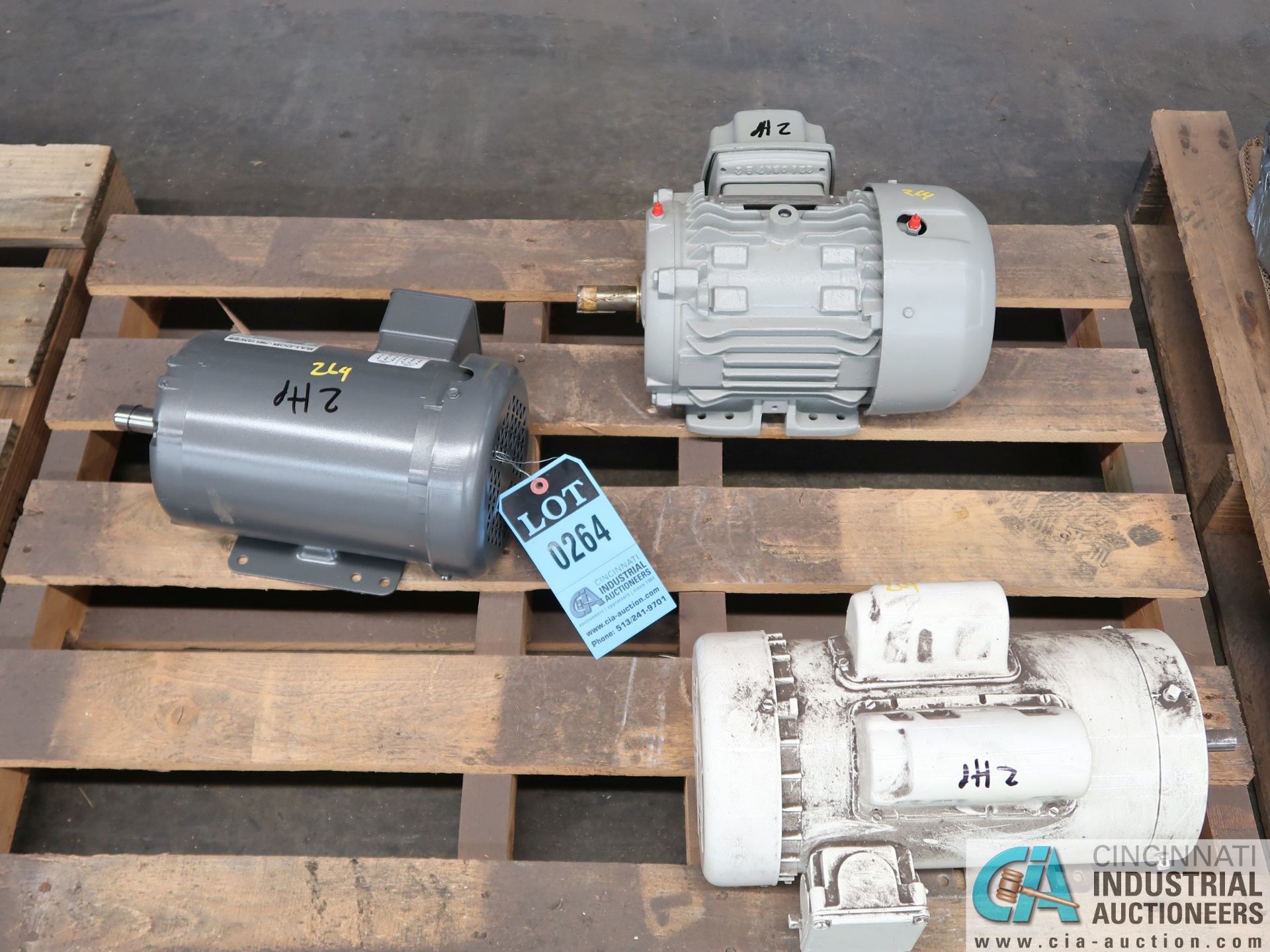 2 HP US MOTOR, BALDOR, SIEMENS ELECTRIC MOTORS (NEW)