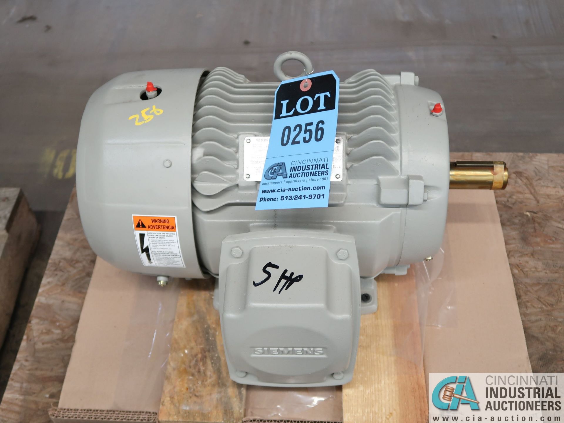 5 HP SIEMENS SD100 IEEE ELECTRIC MOTOR, 1,155 RPM (NEW)