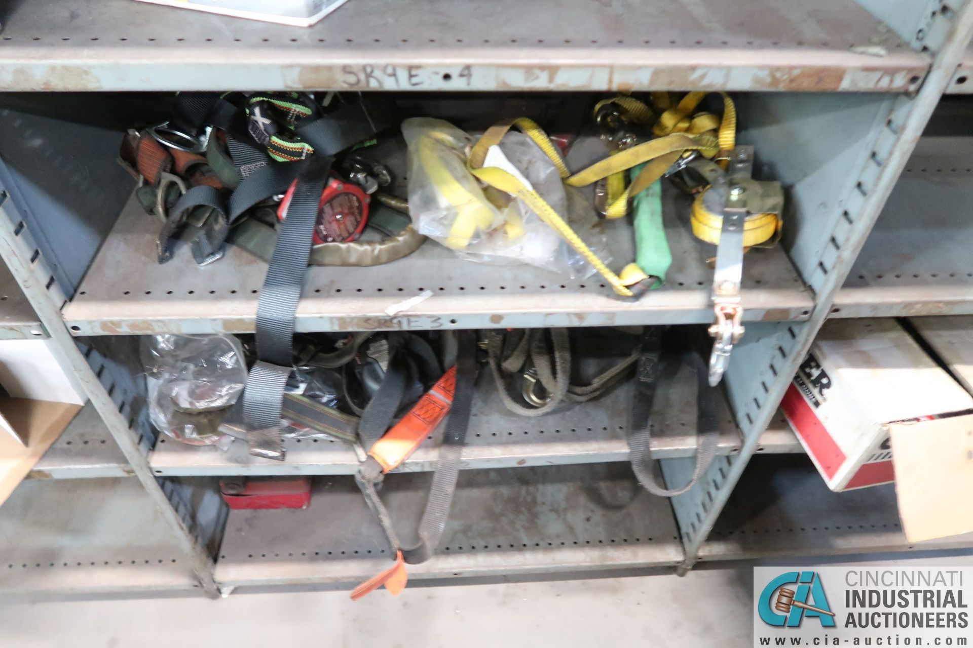 CONTENTS OF MAINTENANCE CRIB INCLUDING FILTERS, HARDWARE, MACHINE PARTS, LIGHTING, WIRE, - Image 47 of 58