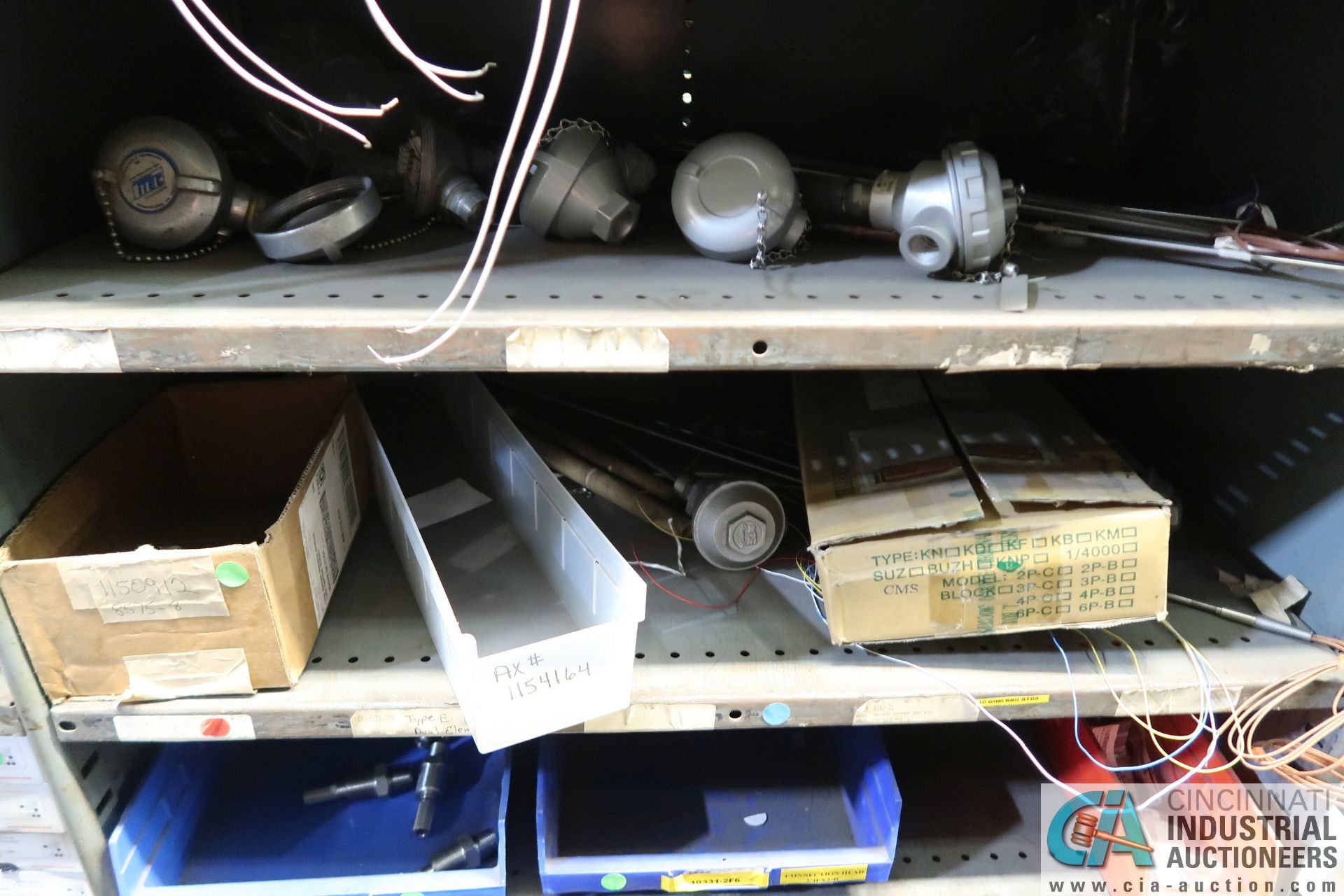 CONTENTS OF MAINTENANCE CRIB INCLUDING FILTERS, HARDWARE, MACHINE PARTS, LIGHTING, WIRE, - Image 27 of 58