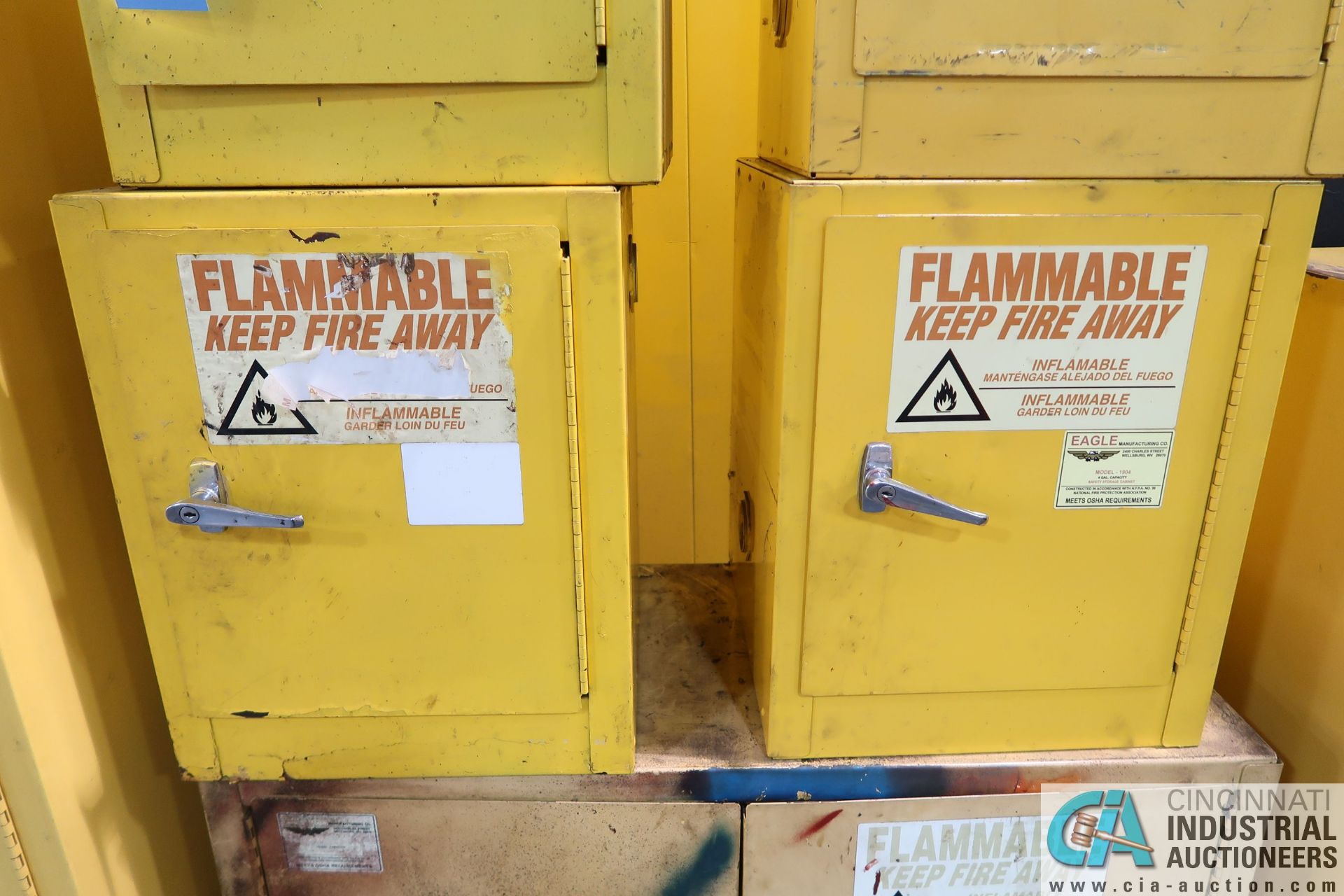 (5) FLAMMABLE CABINETS, (1) 15 GALLON AND (4) 4 GALLON - Image 3 of 6