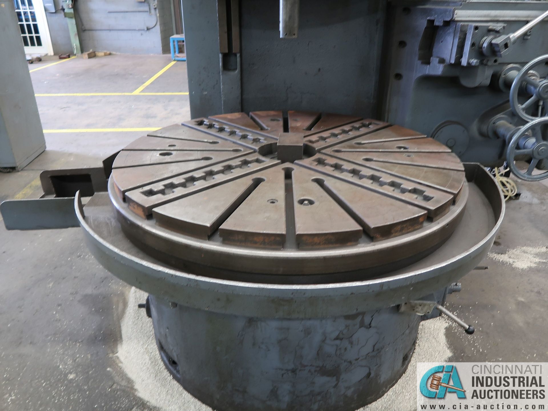 60" SCHIESS VERTICAL TURRET LATHE; S/N N/A, 5-POSITION TURRET - Image 5 of 12