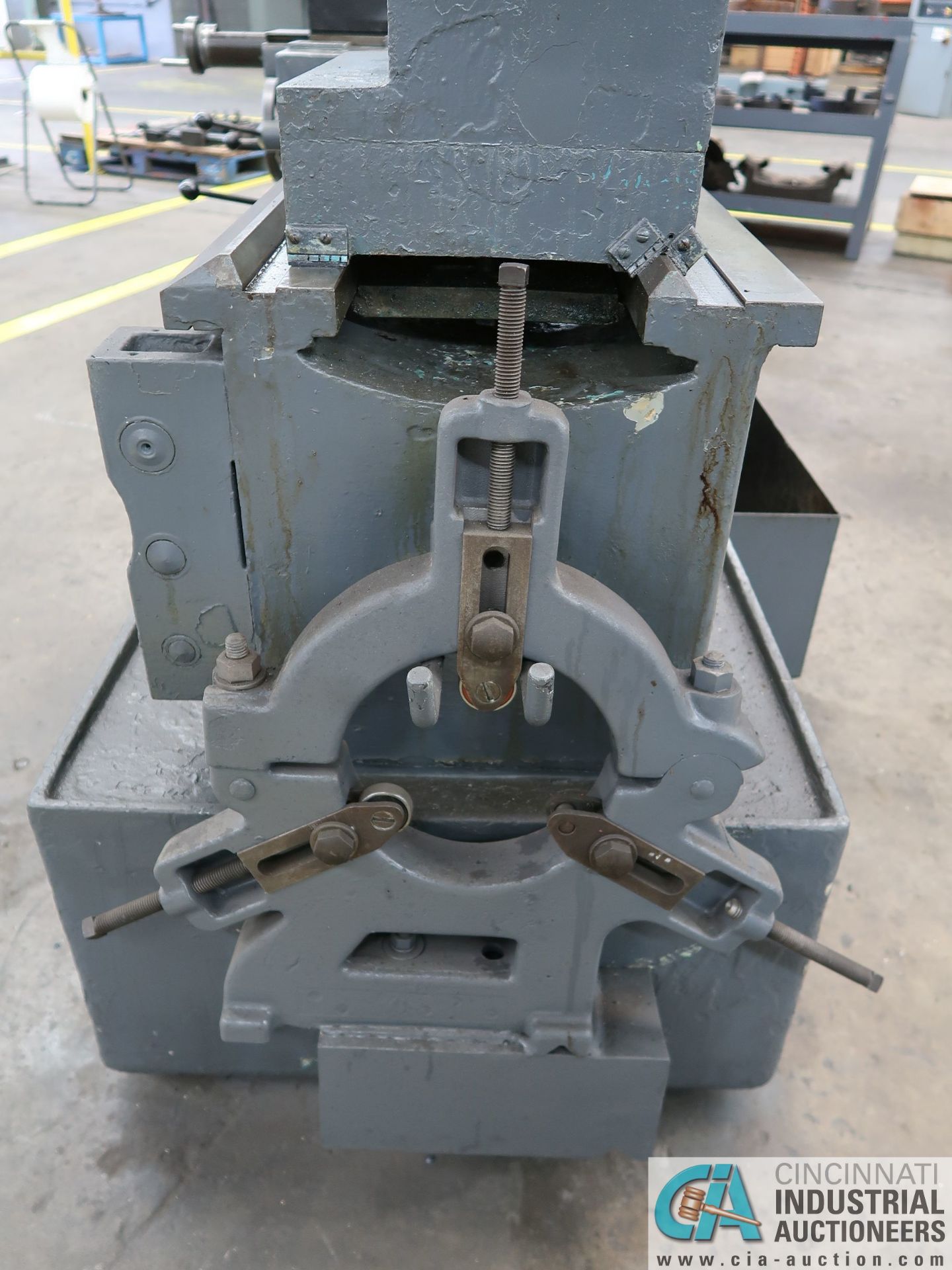 30" / 40" X 80" SUMMIT MODEL 30-4X80 GAP BED LATHE; S/N 770513, 24" 4-JAW CHUCK, TAIL STOCK, - Image 11 of 14