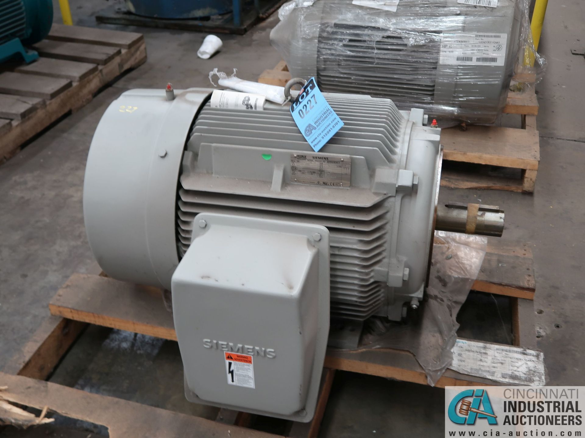 60 HP SIEMENS TYPE SD100 IEEE ELECTRIC MOTOR, 1,780 RPM (NEW)