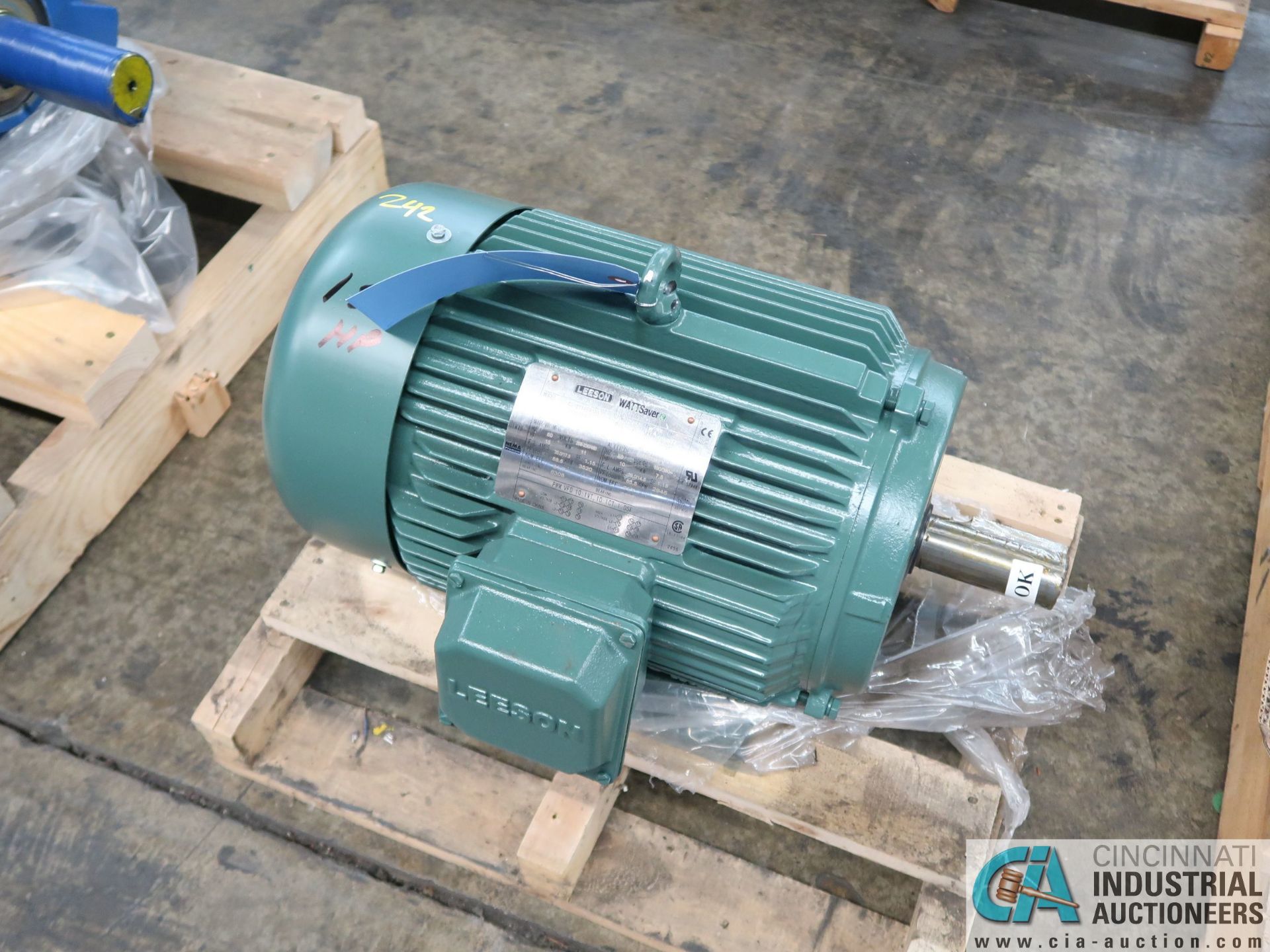 15 HP LEESOM CAT 170615.00 ELECTRIC MOTOR, 3,520 RPM