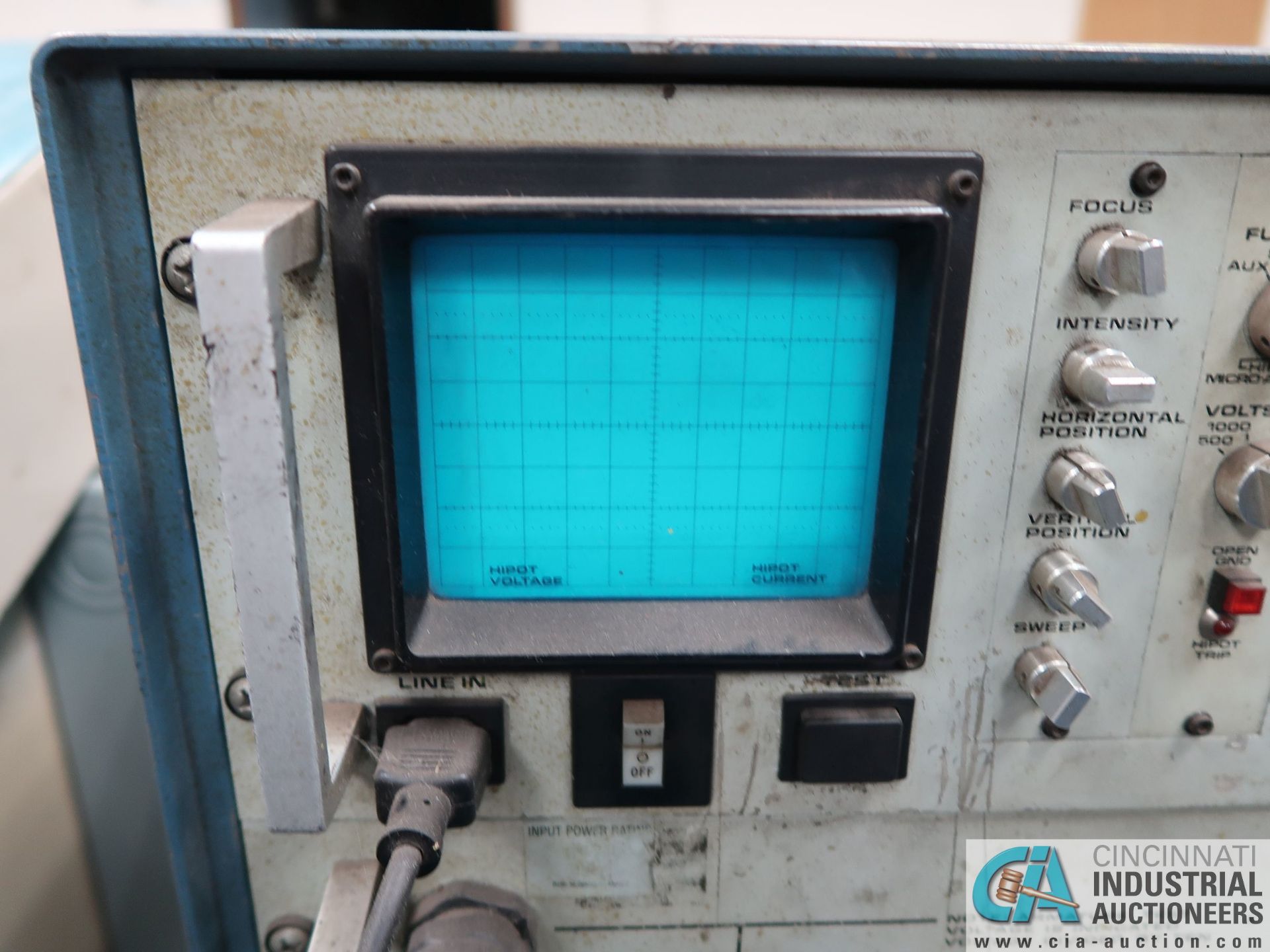 BAKER MODEL MT165E 15 KV SURGE / HIPOT TESTER; S/N 002E - Image 4 of 5