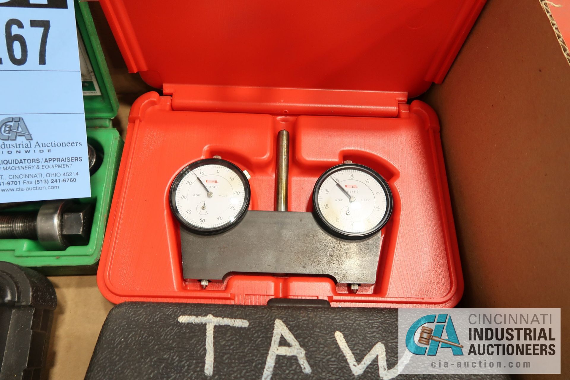 (LOT) GREENLESS 735BB KNOCK OUT SET, REFRACTOMETER, HOLS SAW KIT, SPI DIAL GAGE, TOOL KIT - Image 3 of 5