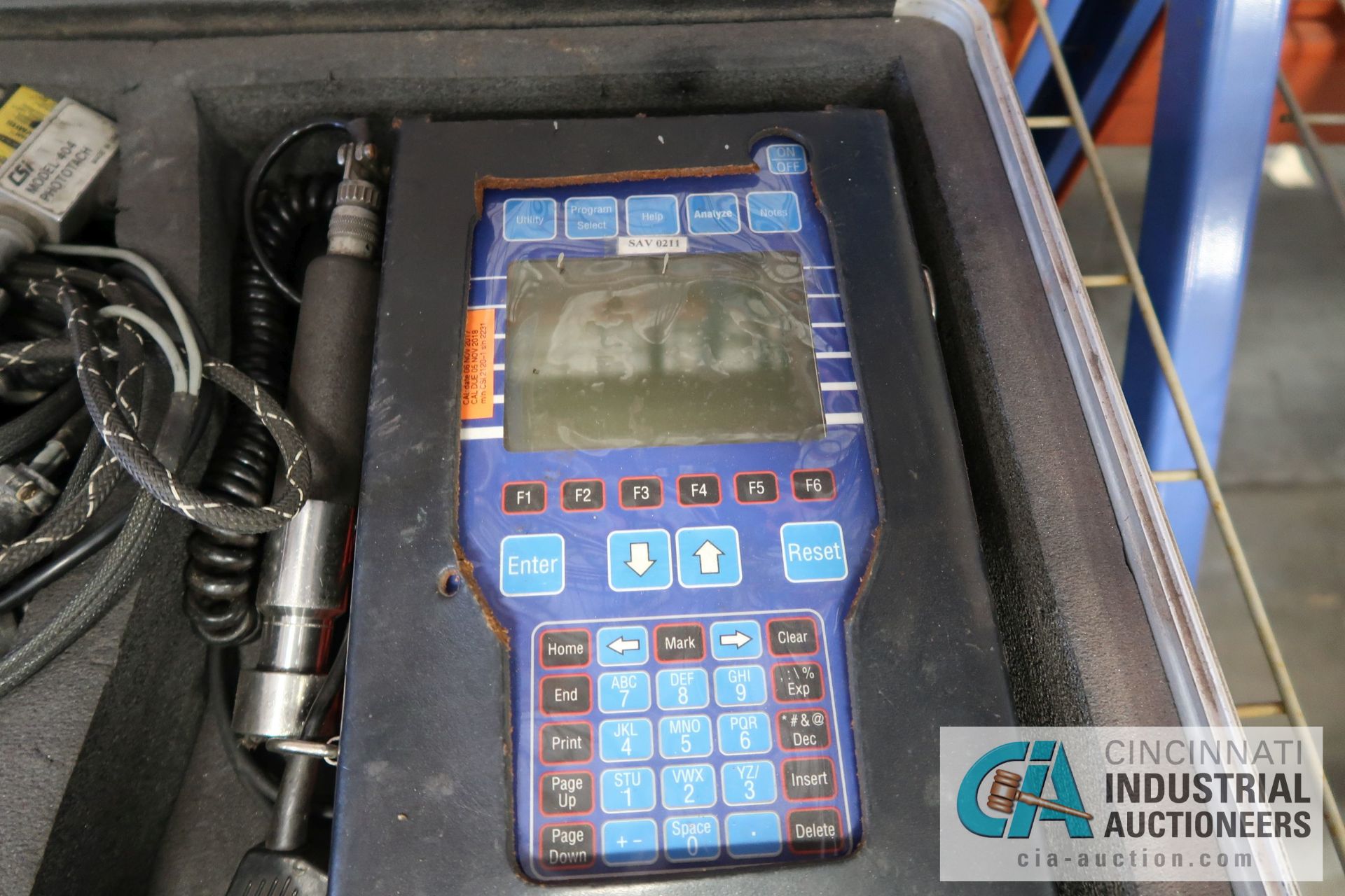 CSI MODEL 2120A VIBRATION MACHINERY ANALYZER - Image 2 of 2