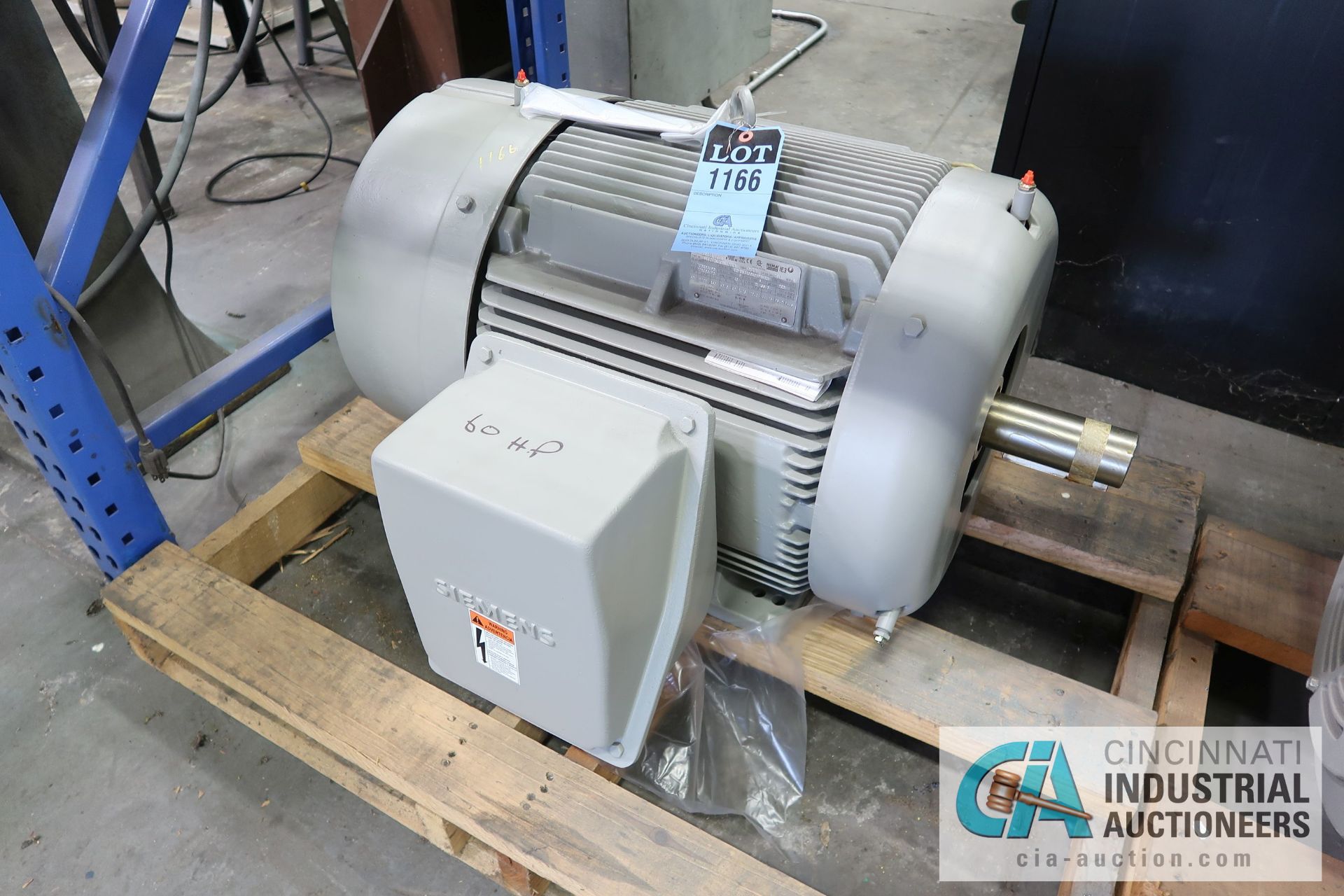 60 HP SIEMENS TYPE SD100-1EEE ELECTRIC MOTOR, 1,780 RPM (NEW)