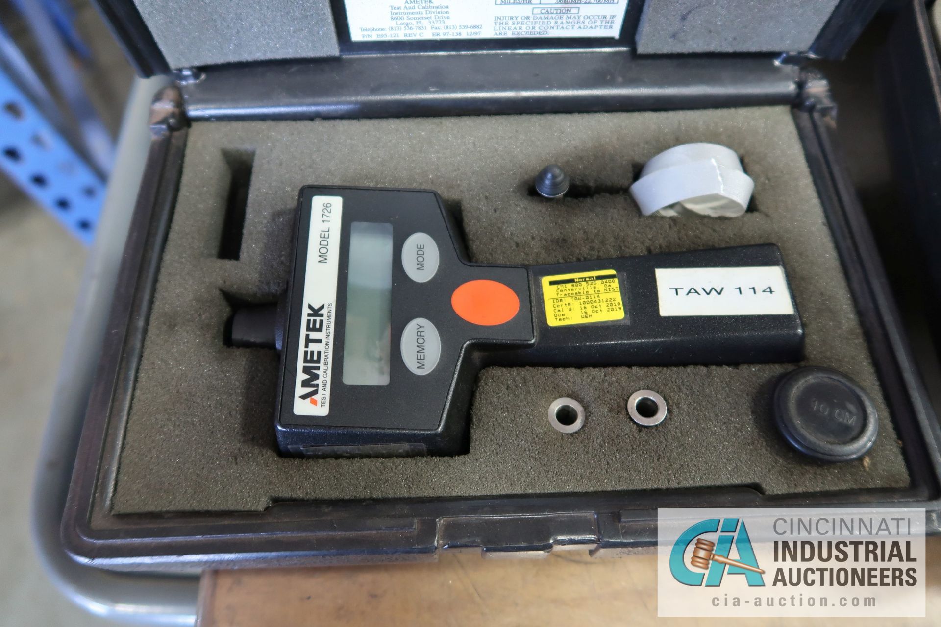 (LOT) MISC. METER TESTERS INCLUDING ELECTRICAL, TACHOMETER, SOUND, WIND - Image 7 of 11