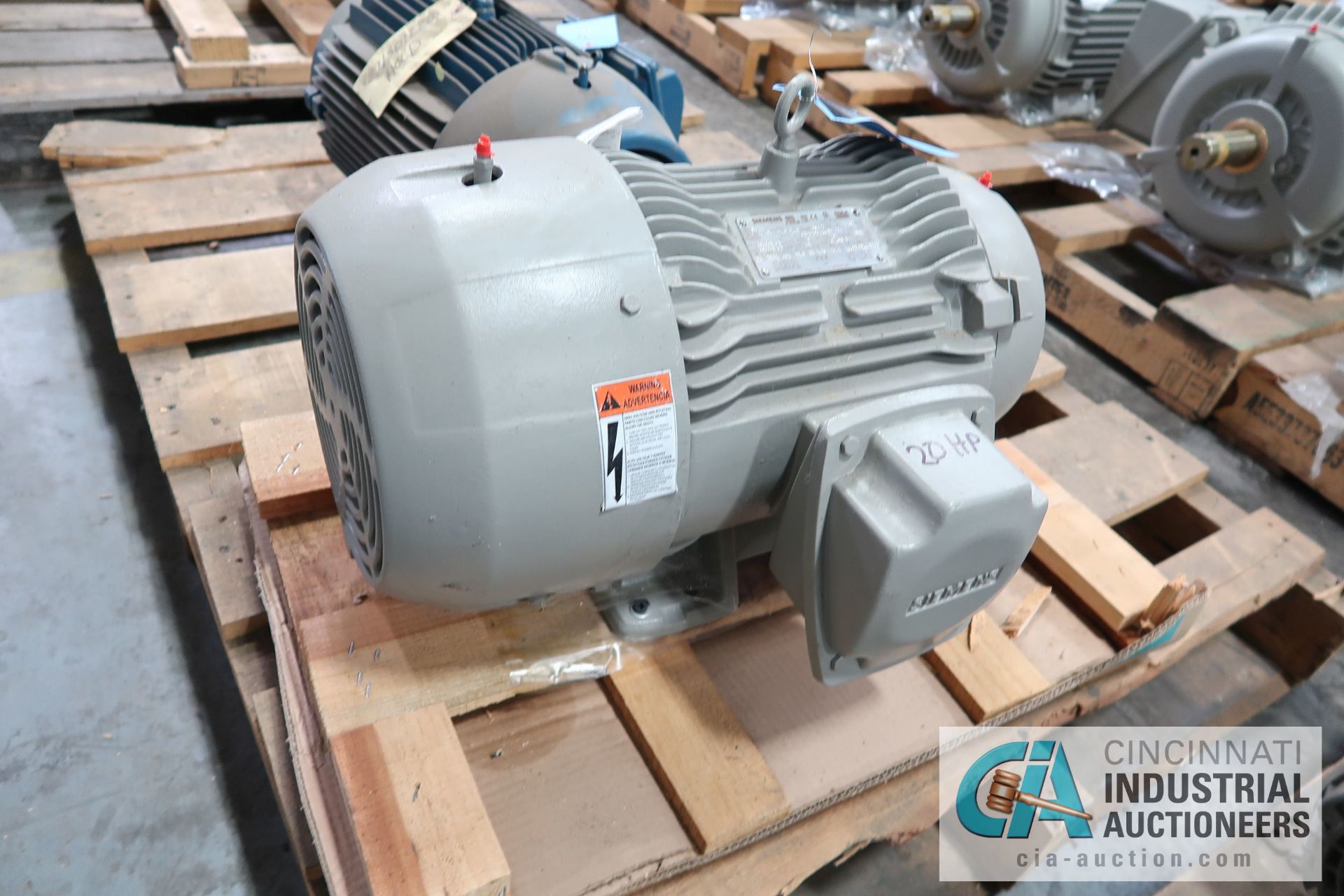 20 HP SIEMENS ELECTRIC MOTOR, 3,560 RPM (NEW) - Image 2 of 3