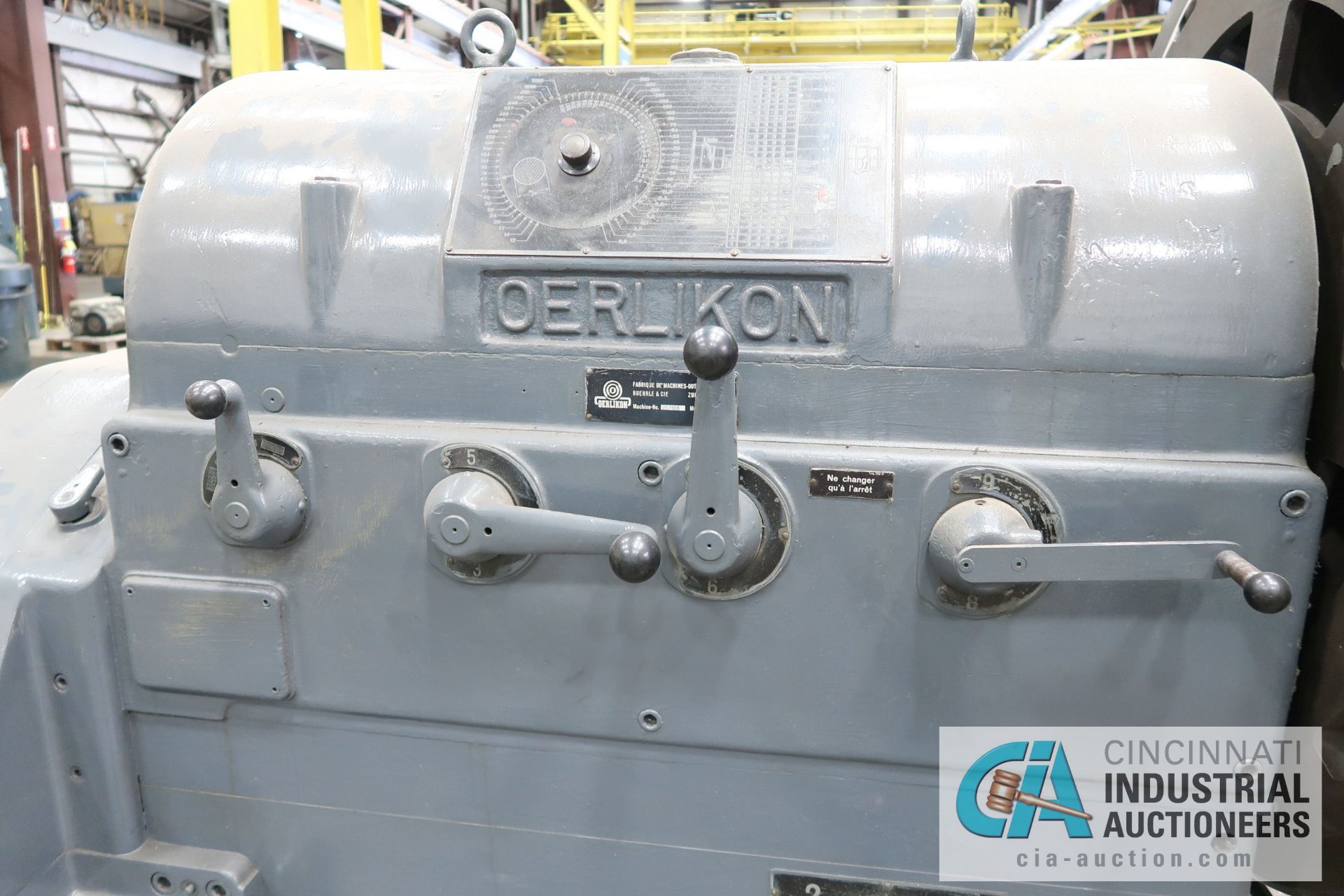 60" X 168" OERLIKON MODEL DM5S HEAVY DUTY ENGINE LATHE; S/N 257103, 48" 4-JAW CHUCK, TAILSTOCK, - Image 3 of 14