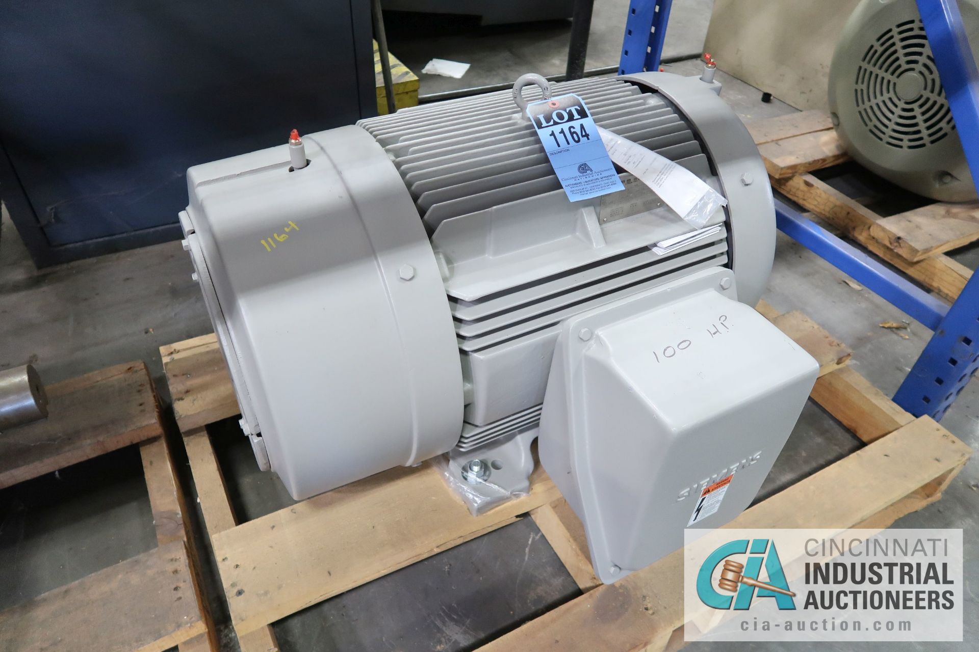 100 HP SIEMENS TYPE SD100-1EEE ELECTRIC MOTOR, 1,780 RPM (NEW) - Image 2 of 3