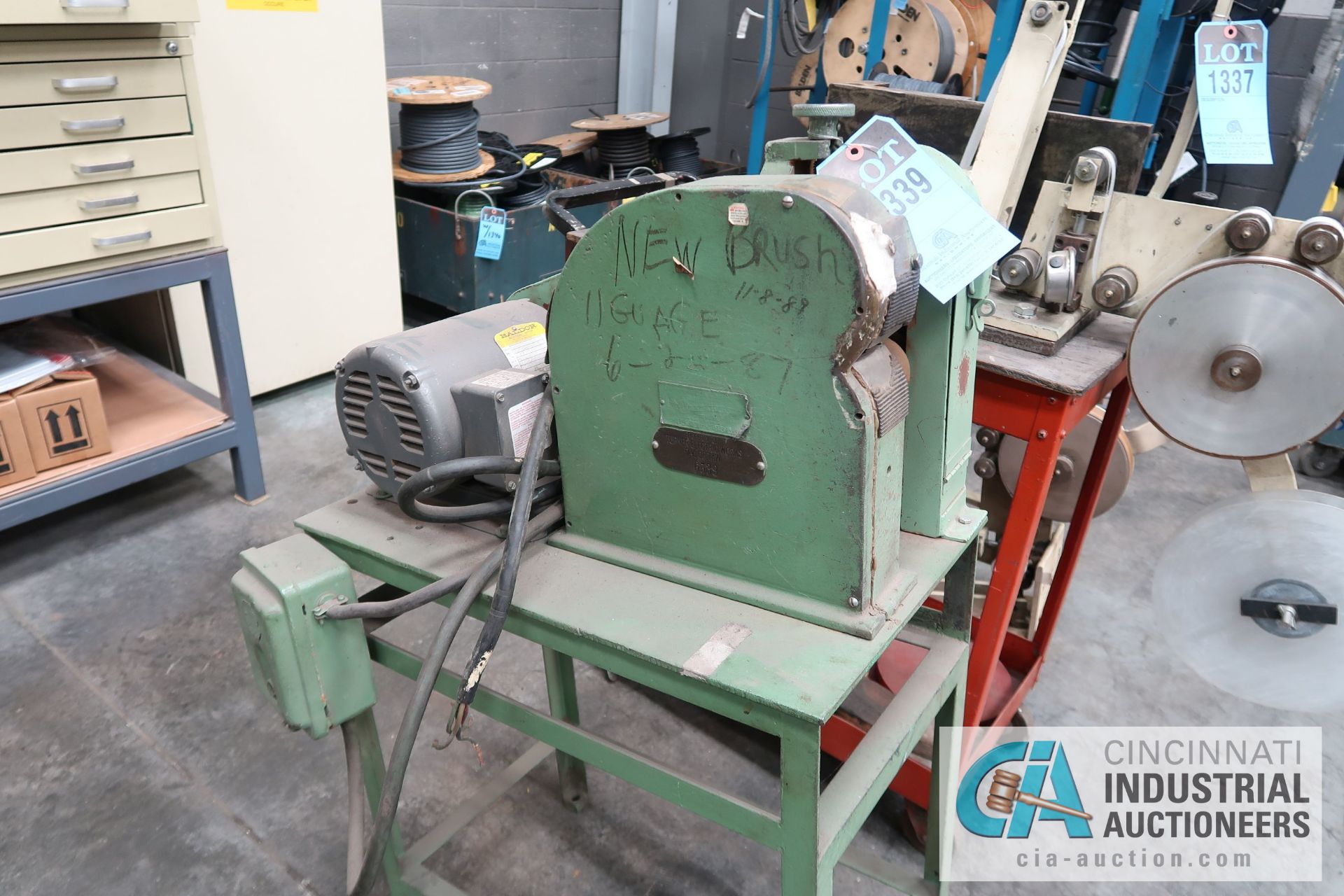 POTTER AND RAYFIELD TYPE LSN WIRE GRINDER; S/N 10-1-54